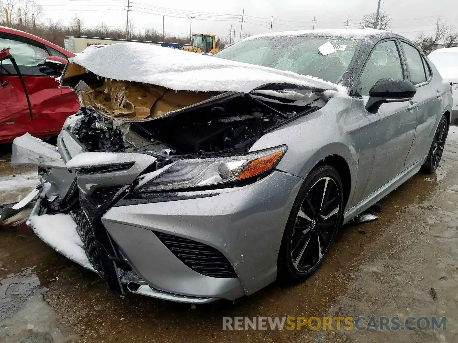 2 Photograph of a damaged car 4T1BZ1HK2KU031154 TOYOTA CAMRY 2019