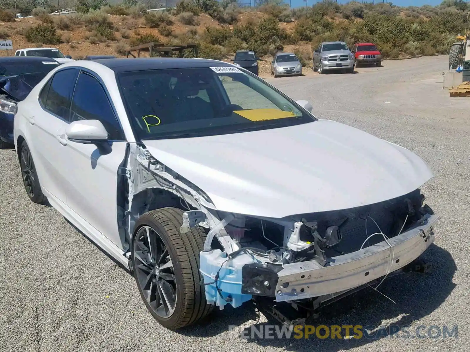 1 Photograph of a damaged car 4T1BZ1HK2KU507130 TOYOTA CAMRY 2019