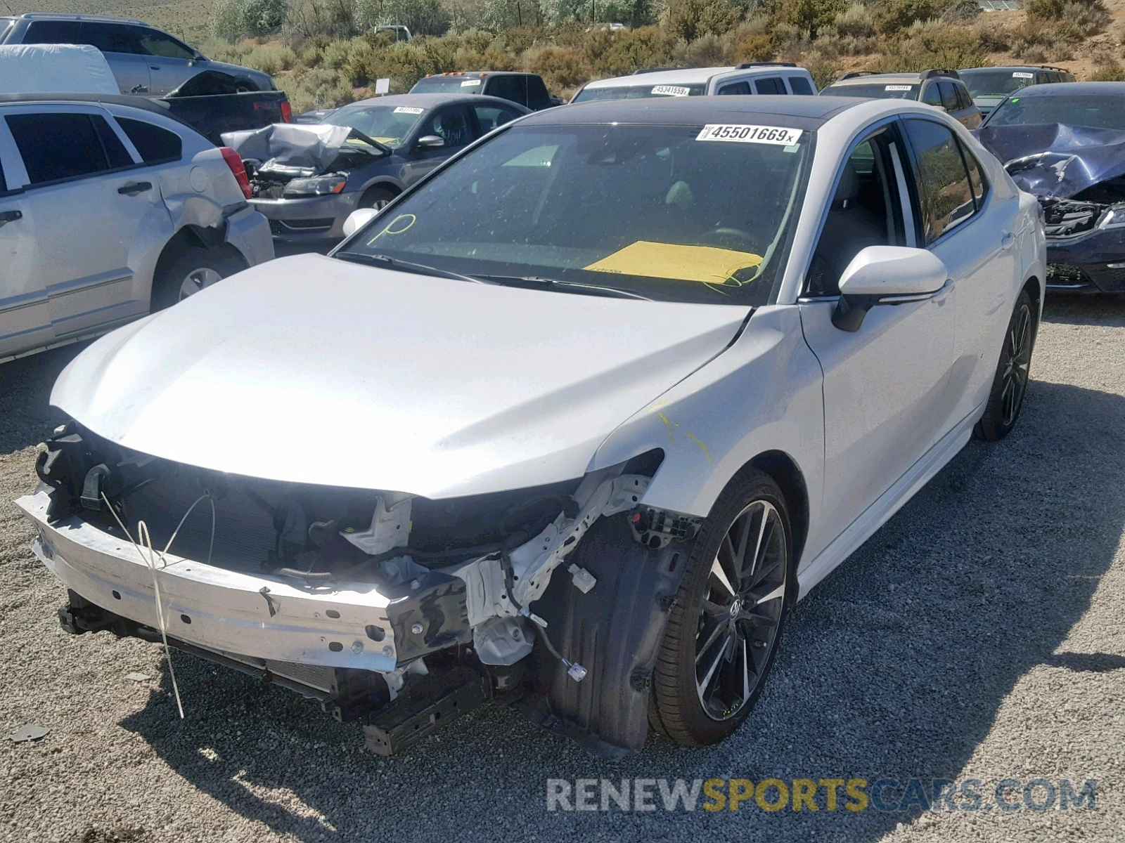 2 Photograph of a damaged car 4T1BZ1HK2KU507130 TOYOTA CAMRY 2019