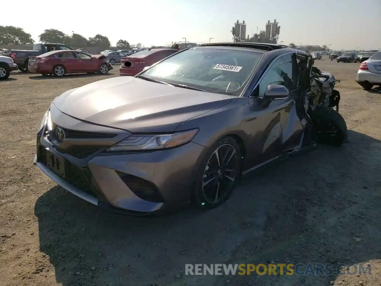 2 Photograph of a damaged car 4T1BZ1HK2KU507774 TOYOTA CAMRY 2019