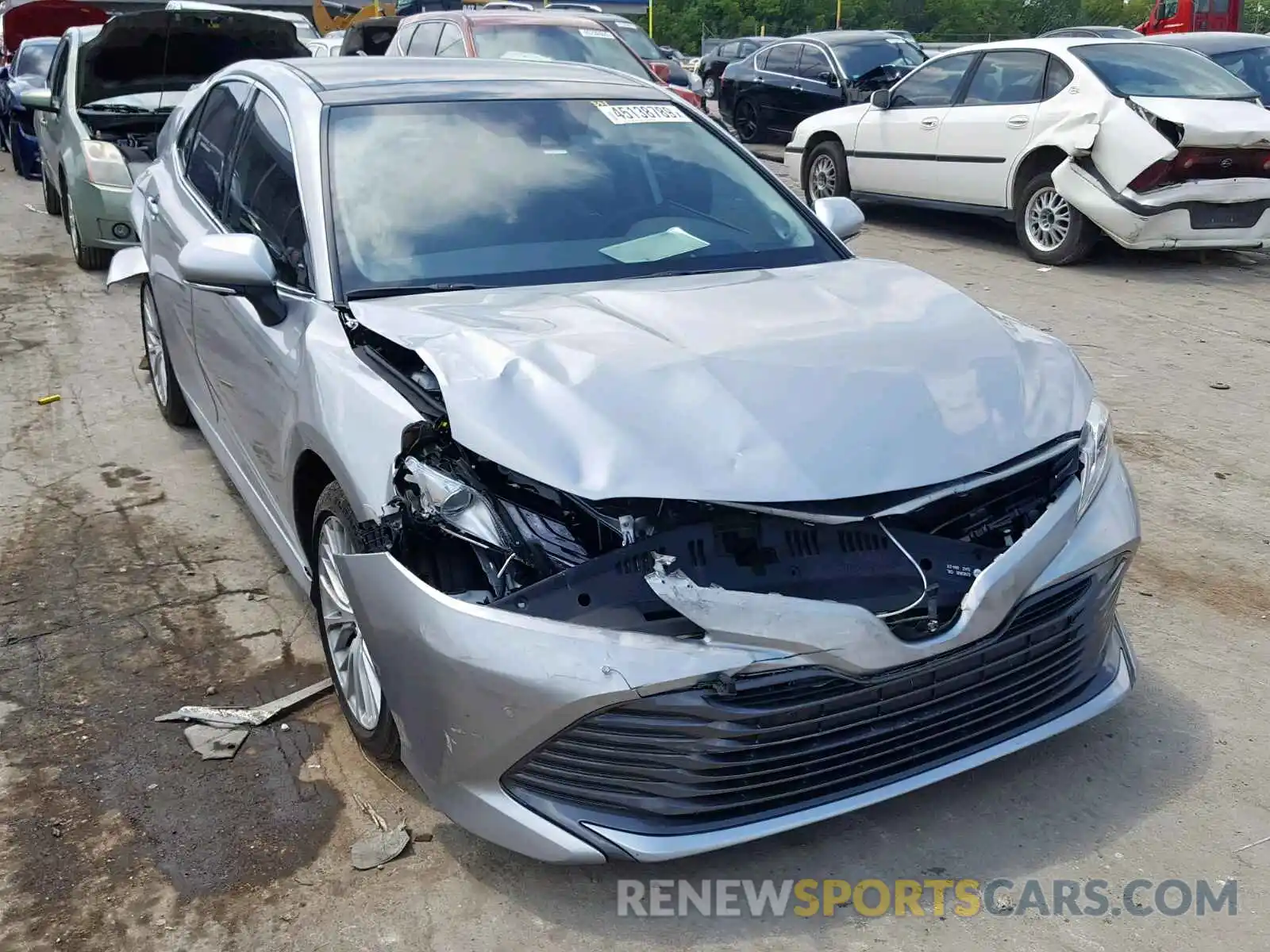 1 Photograph of a damaged car 4T1BZ1HK2KU507869 TOYOTA CAMRY 2019