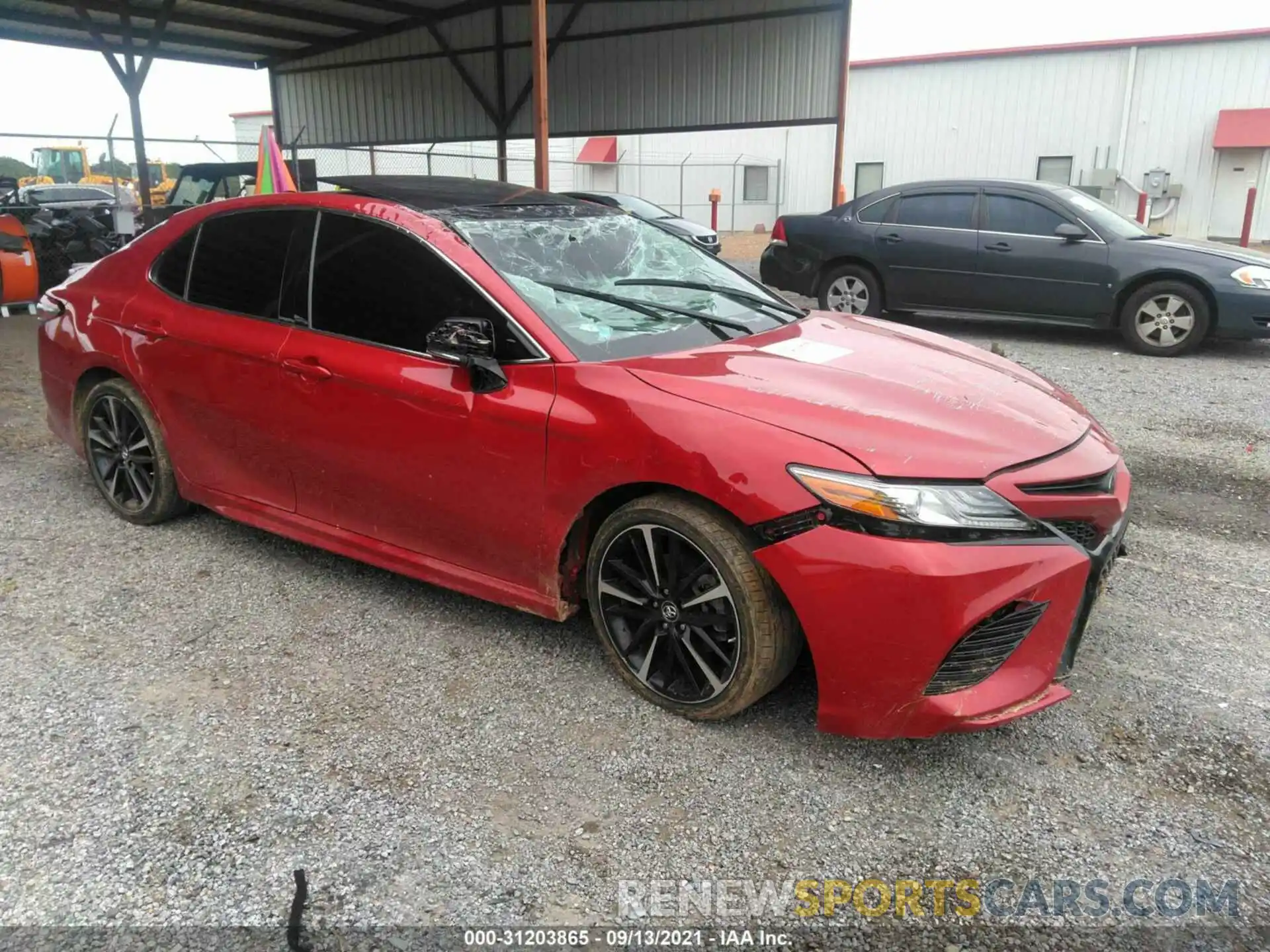 1 Photograph of a damaged car 4T1BZ1HK3KU022317 TOYOTA CAMRY 2019