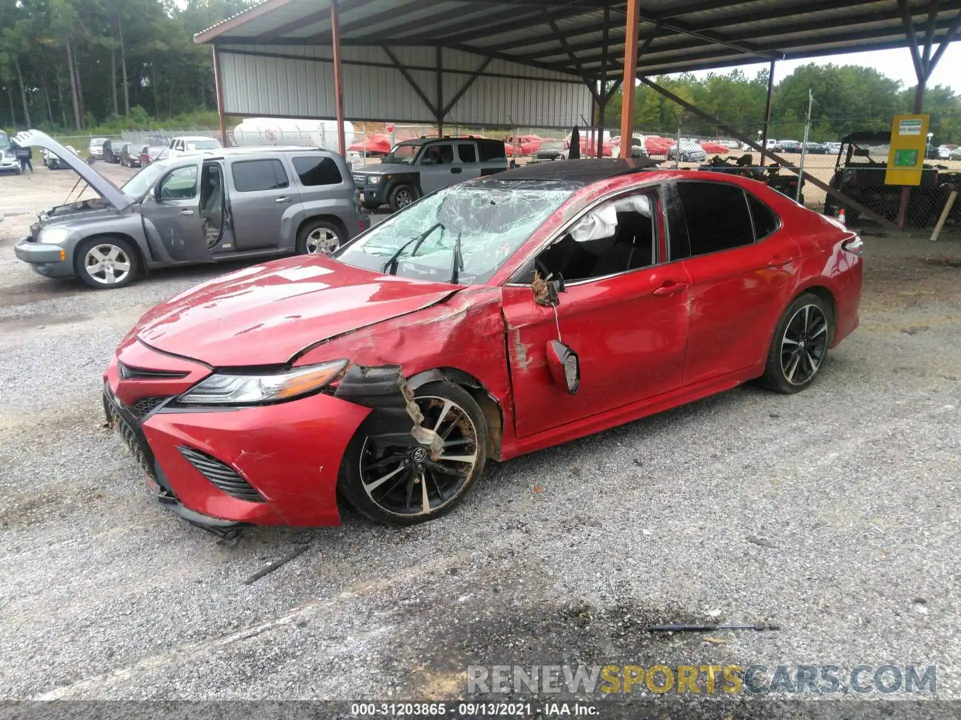 2 Photograph of a damaged car 4T1BZ1HK3KU022317 TOYOTA CAMRY 2019