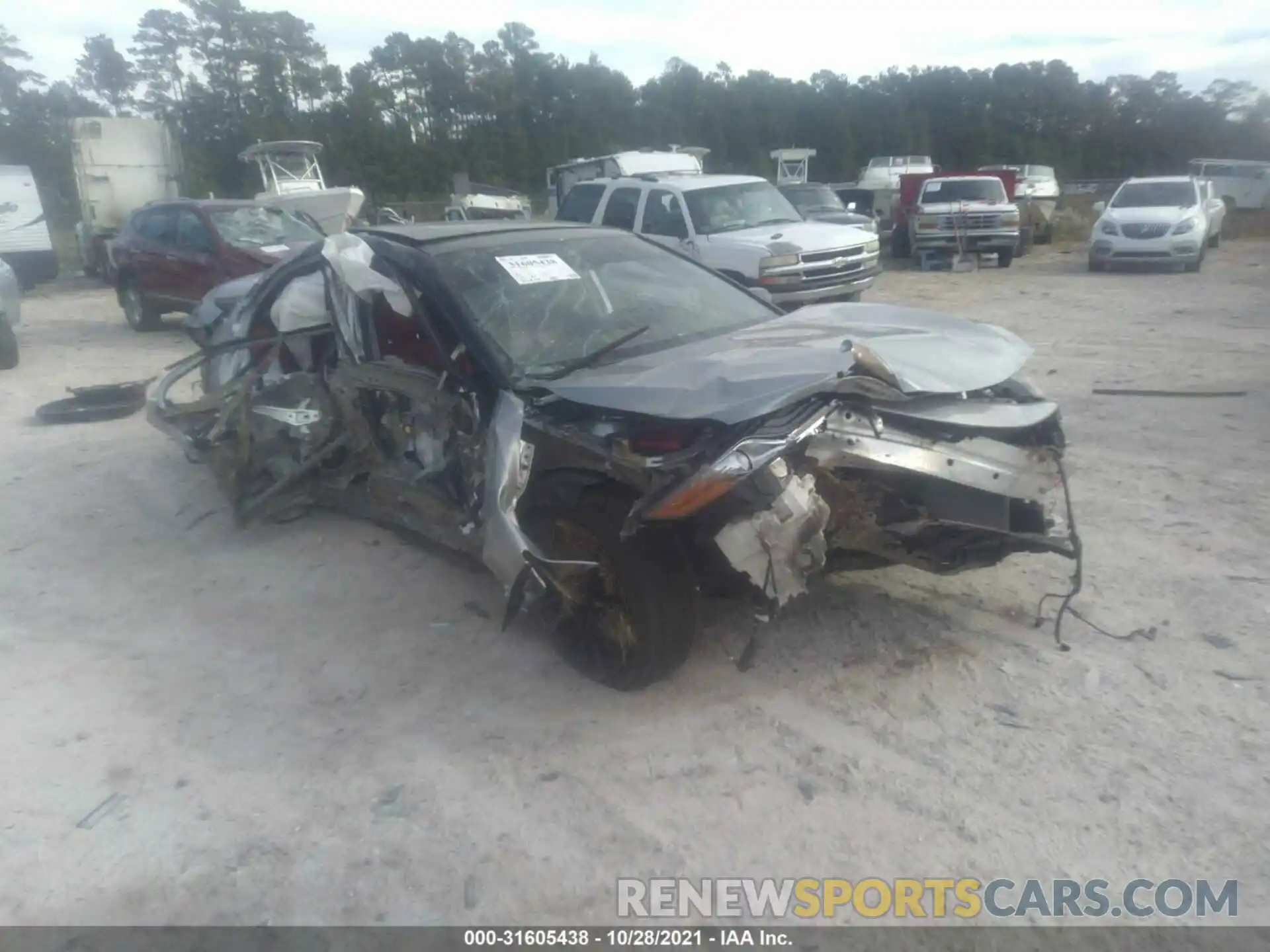 1 Photograph of a damaged car 4T1BZ1HK3KU022351 TOYOTA CAMRY 2019