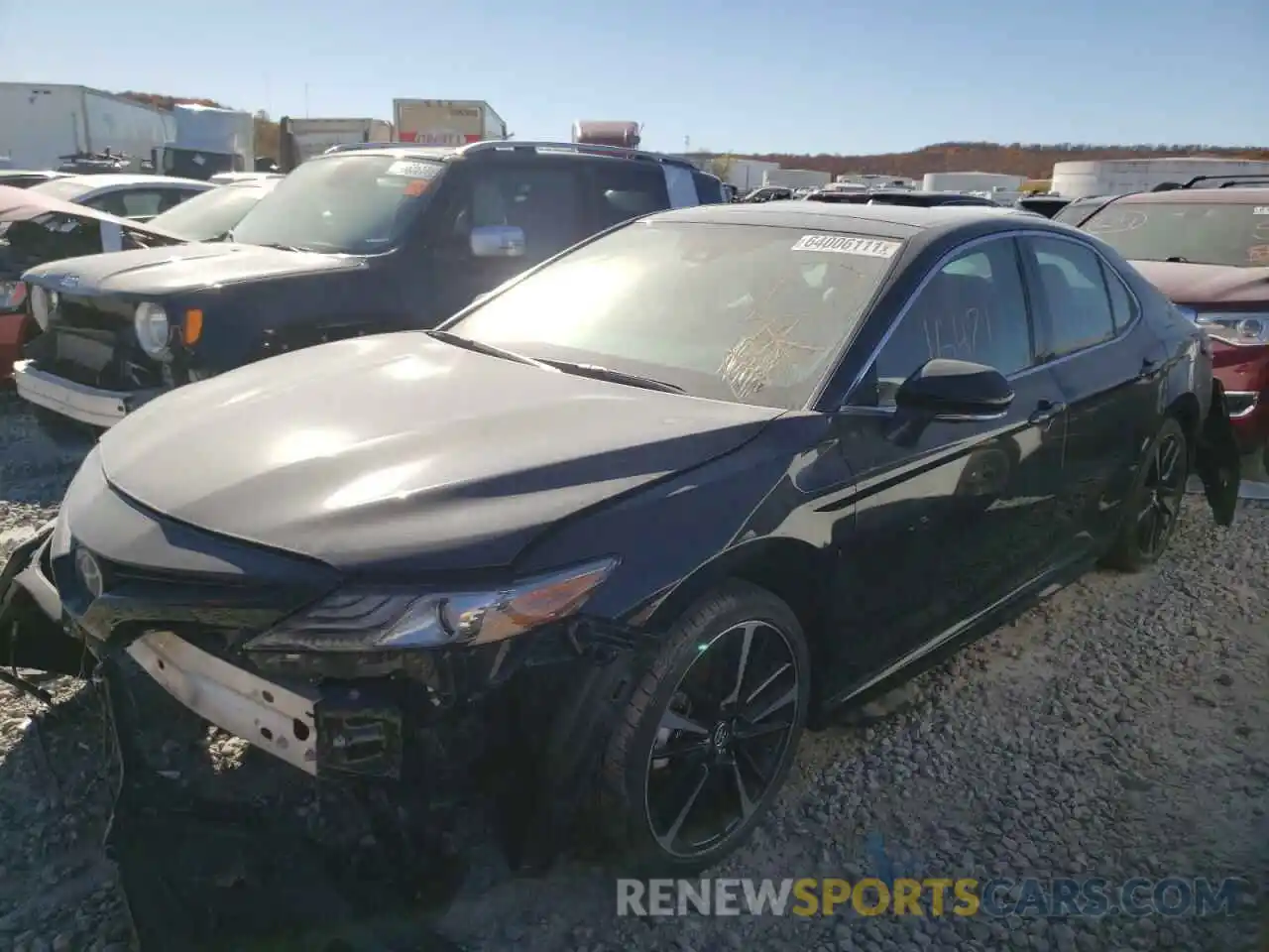 2 Photograph of a damaged car 4T1BZ1HK3KU022432 TOYOTA CAMRY 2019