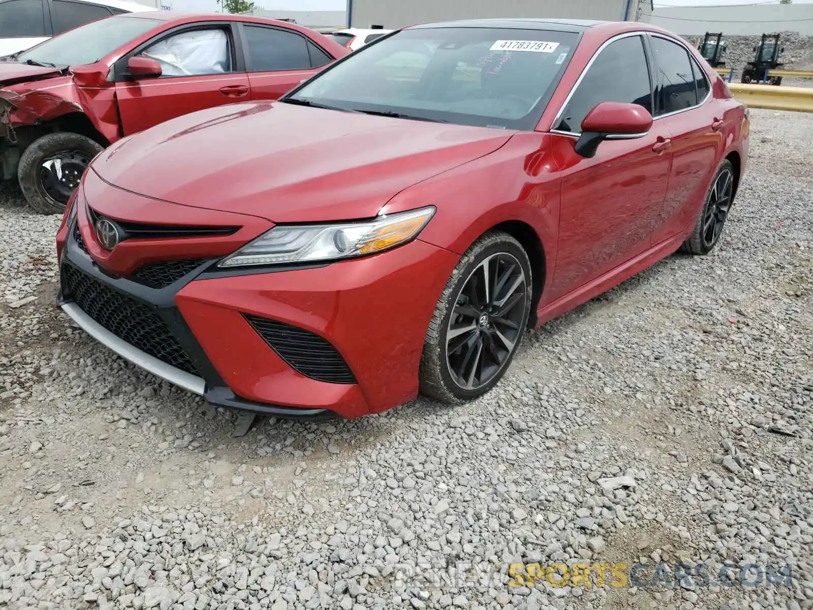 2 Photograph of a damaged car 4T1BZ1HK3KU022625 TOYOTA CAMRY 2019