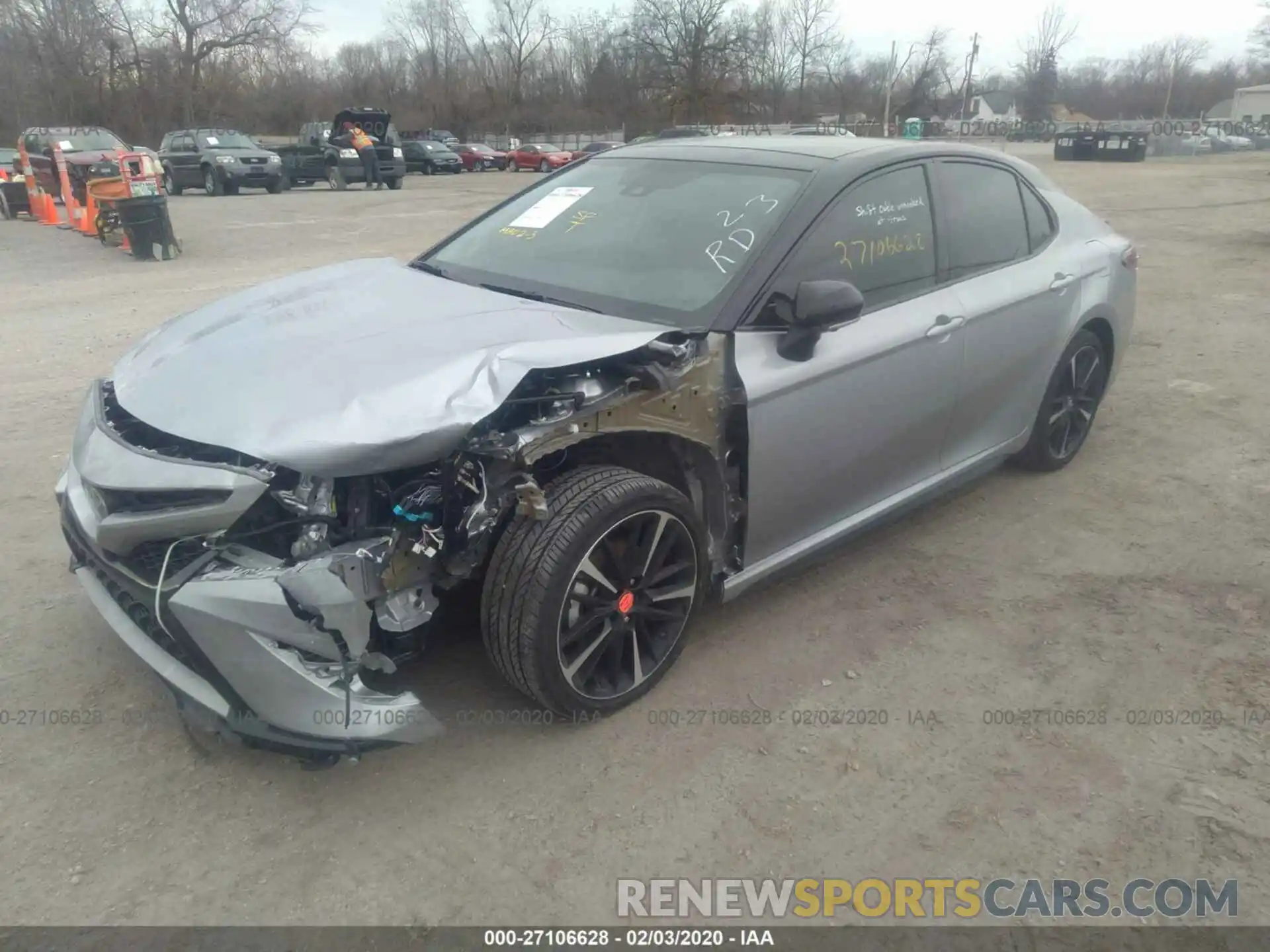 2 Photograph of a damaged car 4T1BZ1HK3KU024441 TOYOTA CAMRY 2019