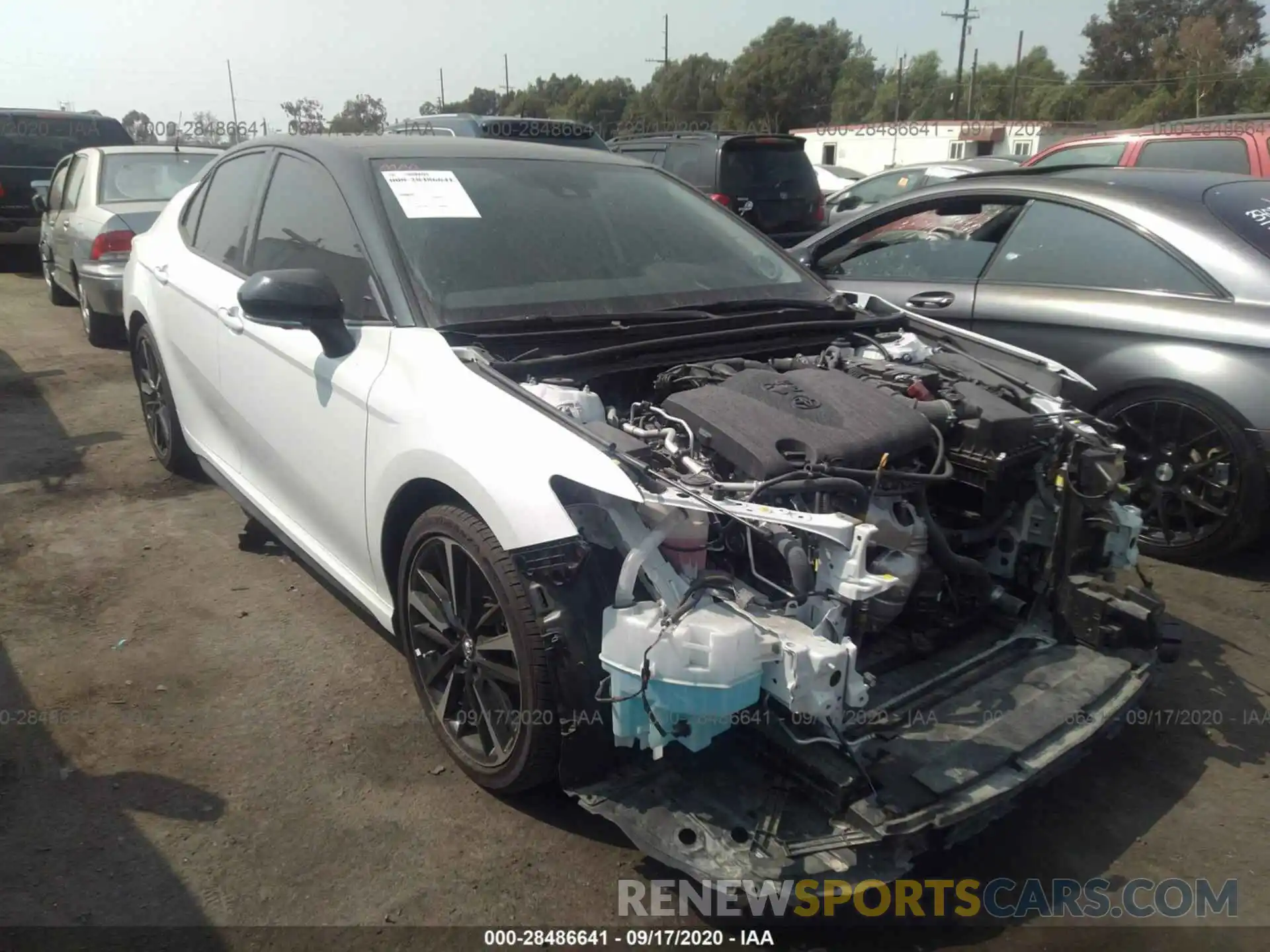 1 Photograph of a damaged car 4T1BZ1HK3KU024651 TOYOTA CAMRY 2019