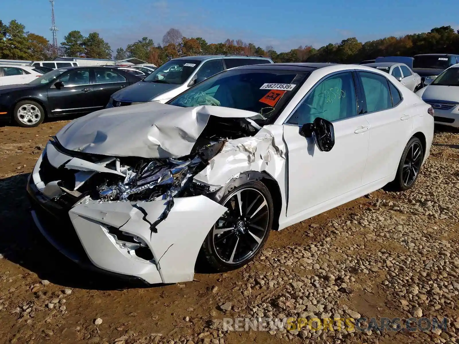 2 Photograph of a damaged car 4T1BZ1HK3KU028280 TOYOTA CAMRY 2019