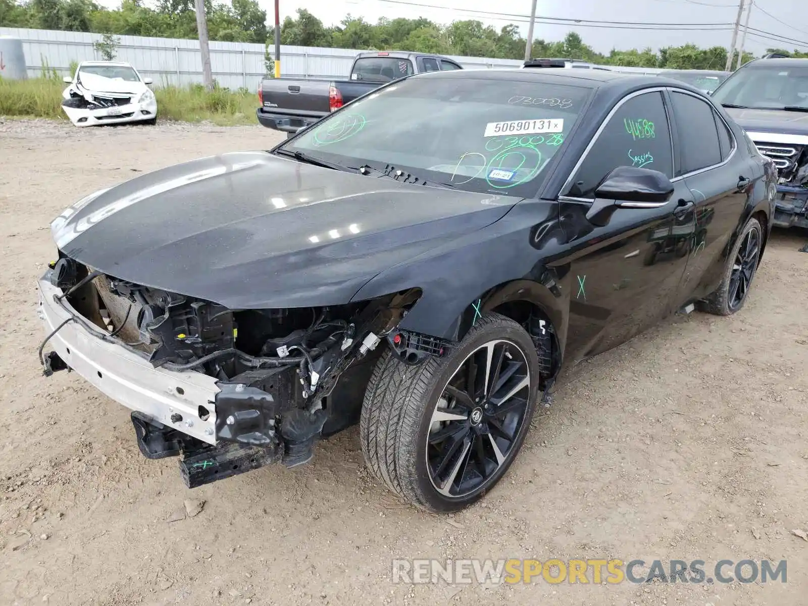 2 Photograph of a damaged car 4T1BZ1HK3KU030028 TOYOTA CAMRY 2019