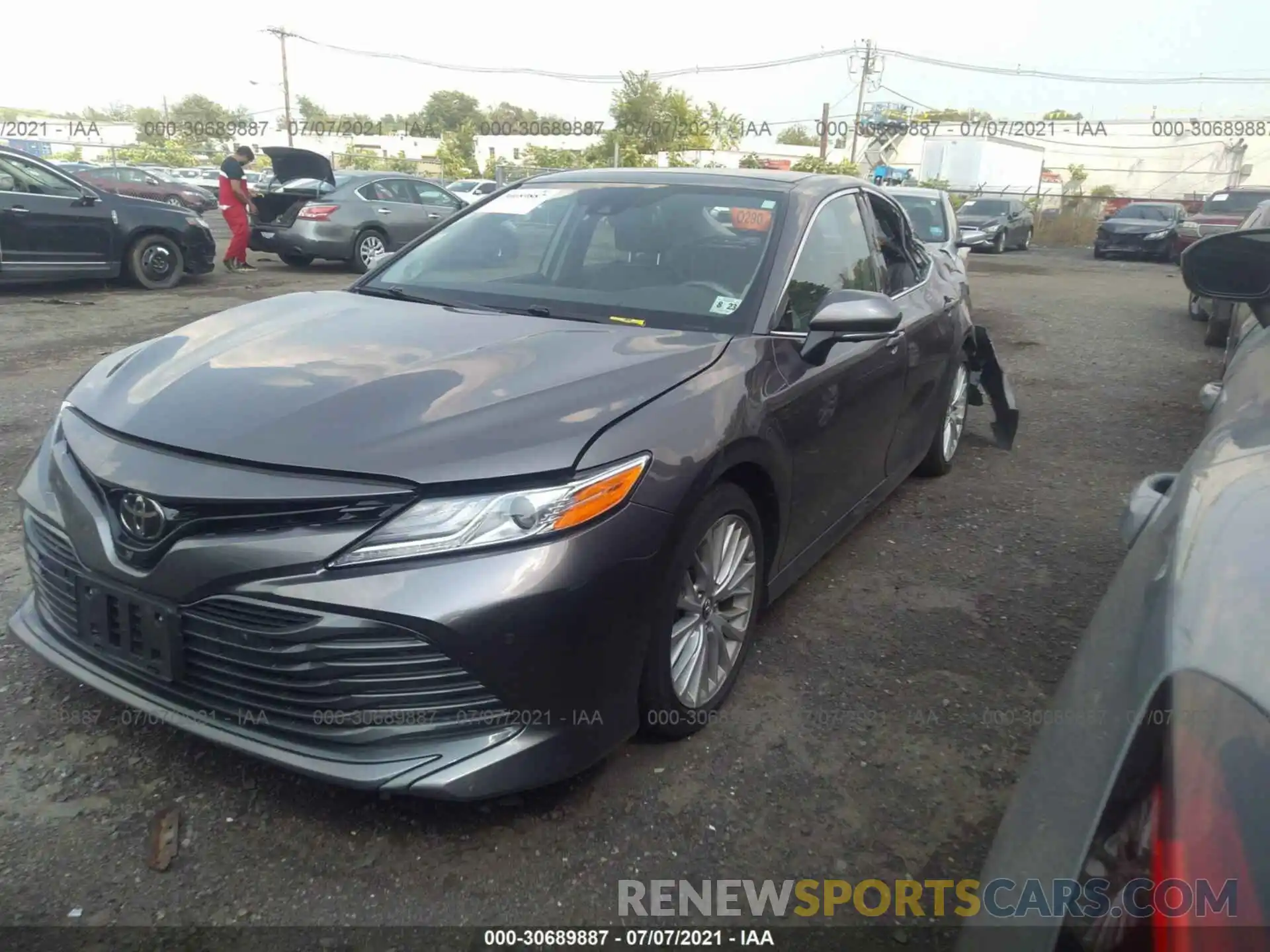 2 Photograph of a damaged car 4T1BZ1HK3KU030773 TOYOTA CAMRY 2019