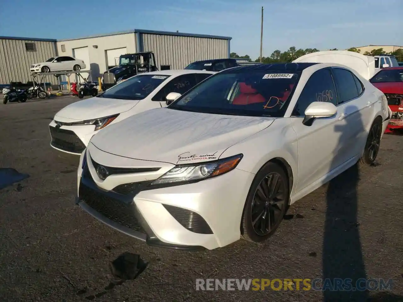 2 Photograph of a damaged car 4T1BZ1HK3KU031888 TOYOTA CAMRY 2019