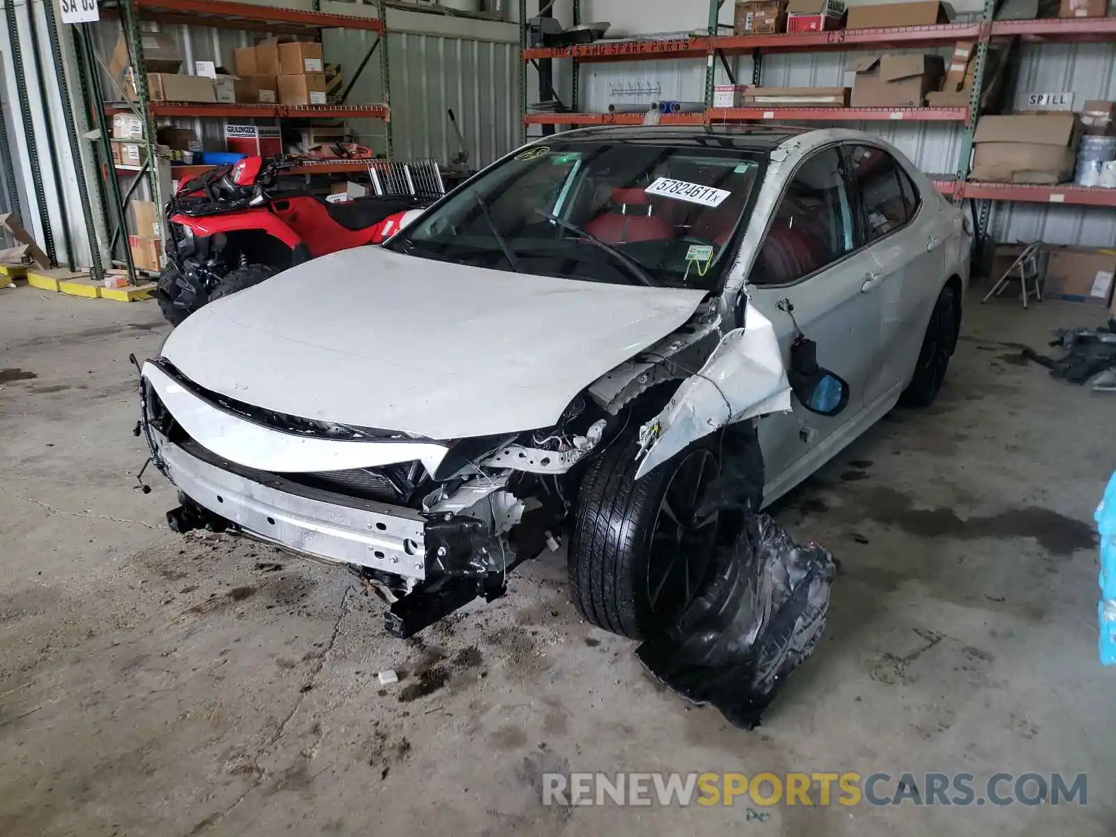 2 Photograph of a damaged car 4T1BZ1HK3KU508576 TOYOTA CAMRY 2019