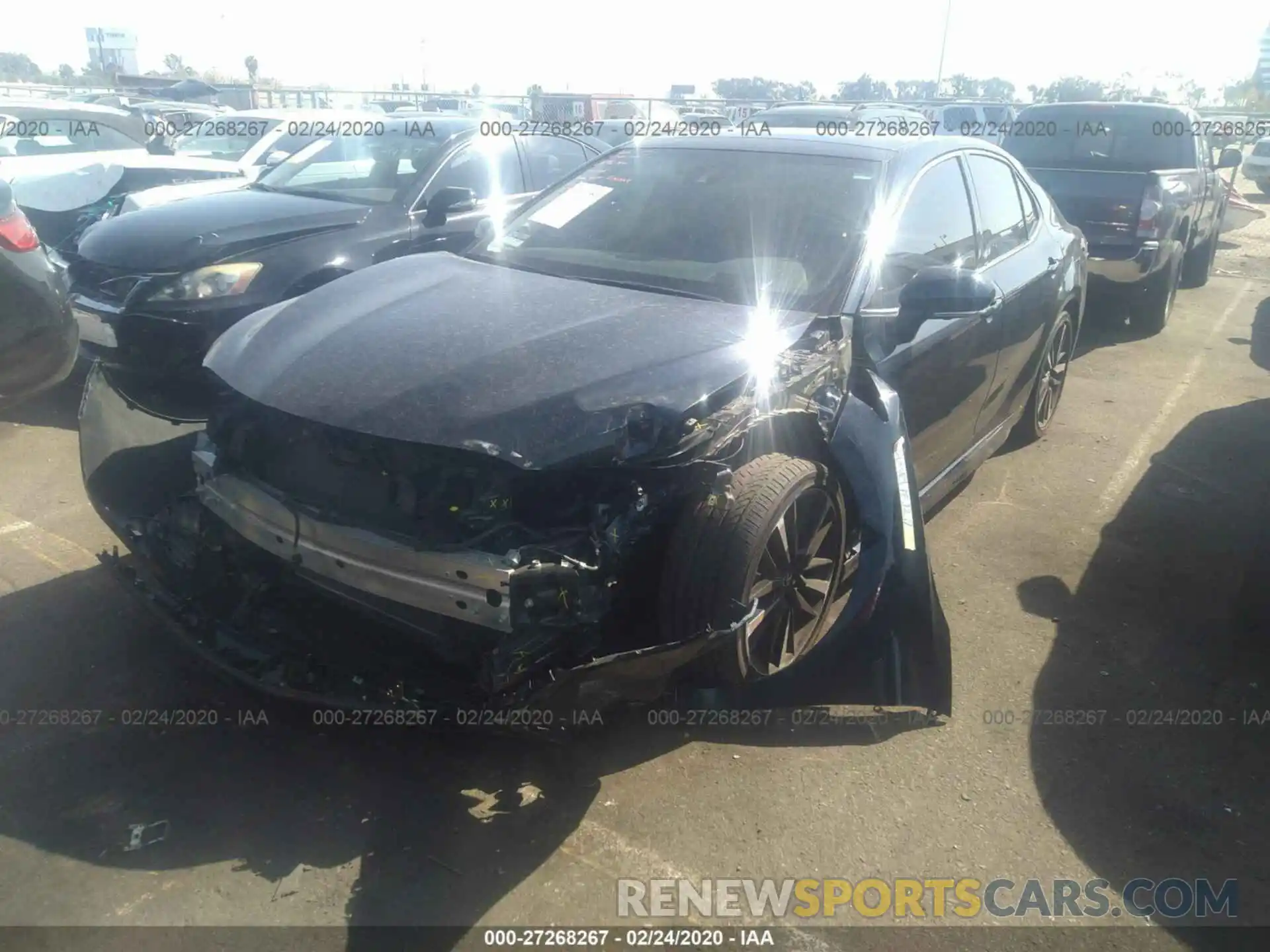 2 Photograph of a damaged car 4T1BZ1HK3KU509310 TOYOTA CAMRY 2019