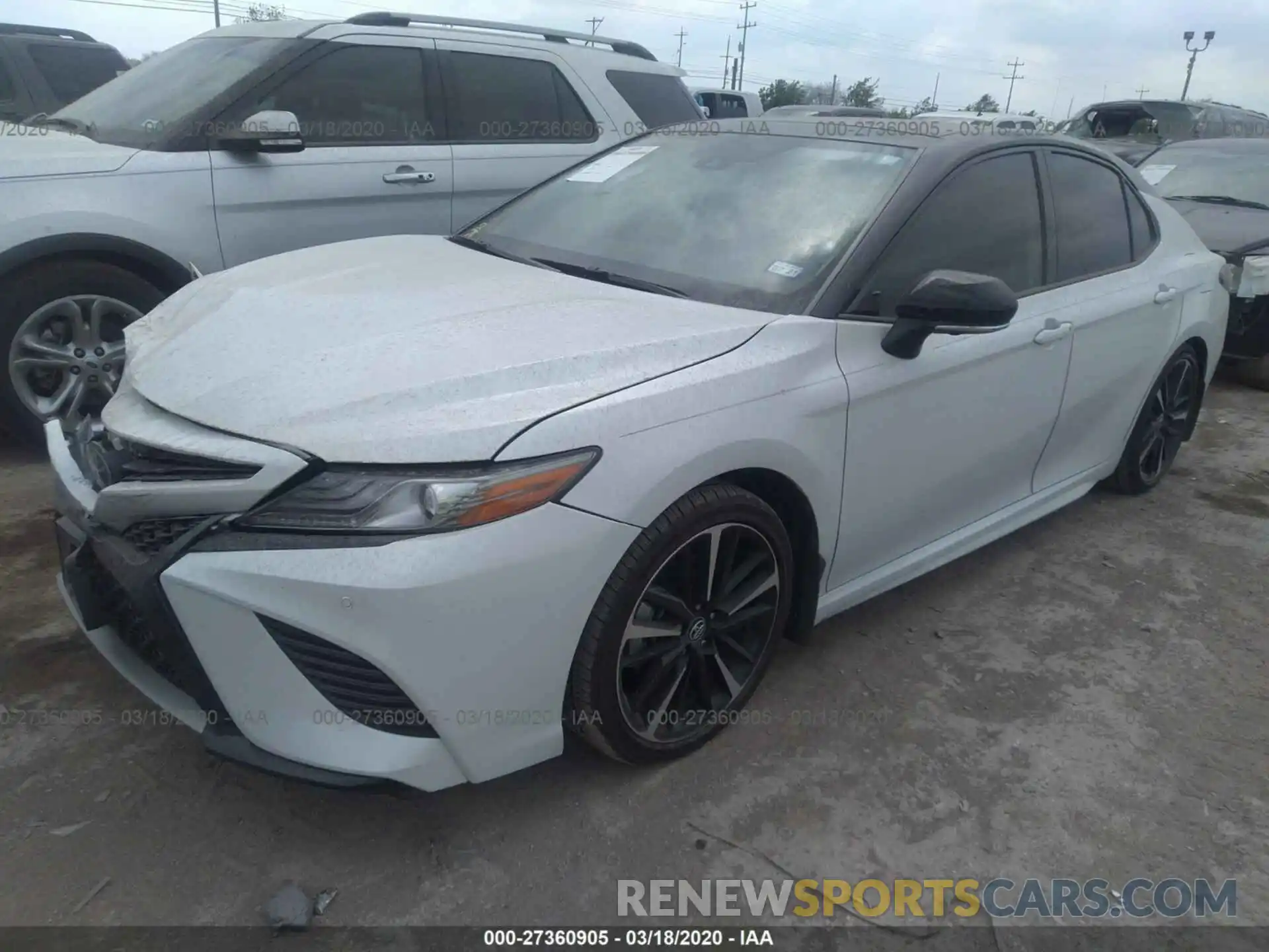 2 Photograph of a damaged car 4T1BZ1HK4KU022178 TOYOTA CAMRY 2019