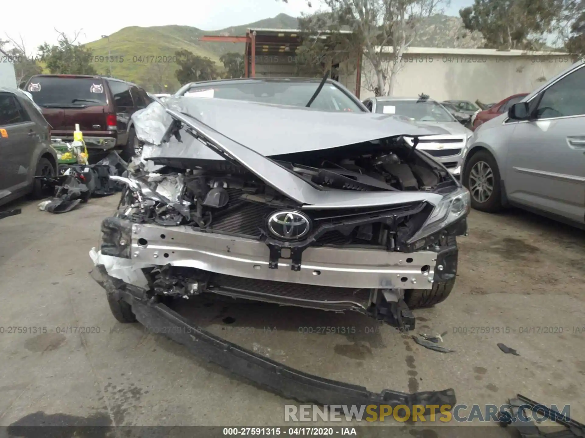 6 Photograph of a damaged car 4T1BZ1HK4KU022679 TOYOTA CAMRY 2019