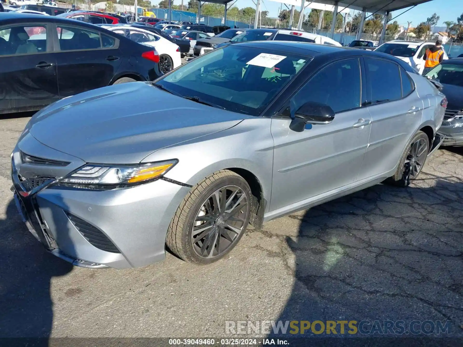 2 Photograph of a damaged car 4T1BZ1HK4KU024027 TOYOTA CAMRY 2019