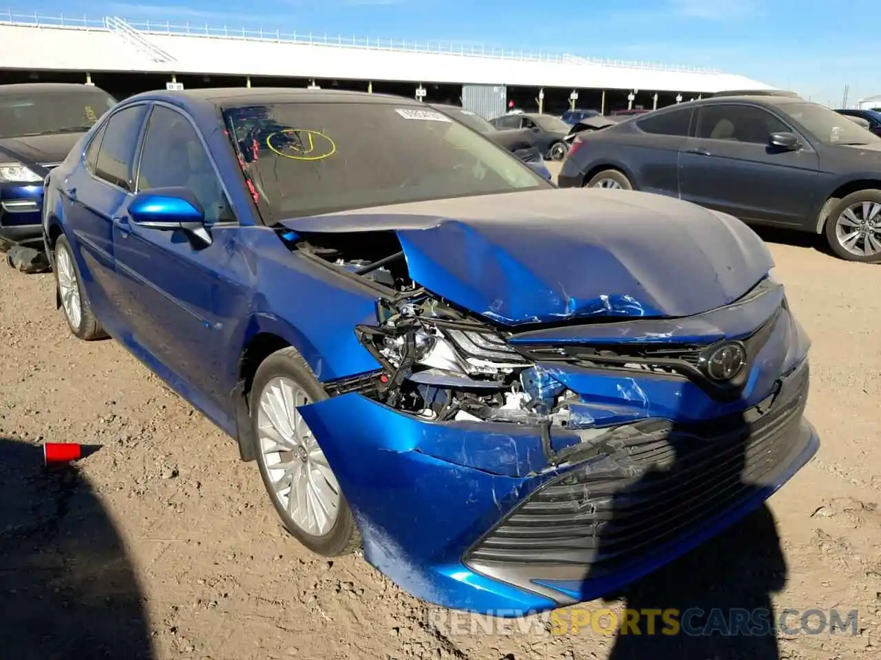 1 Photograph of a damaged car 4T1BZ1HK4KU024240 TOYOTA CAMRY 2019