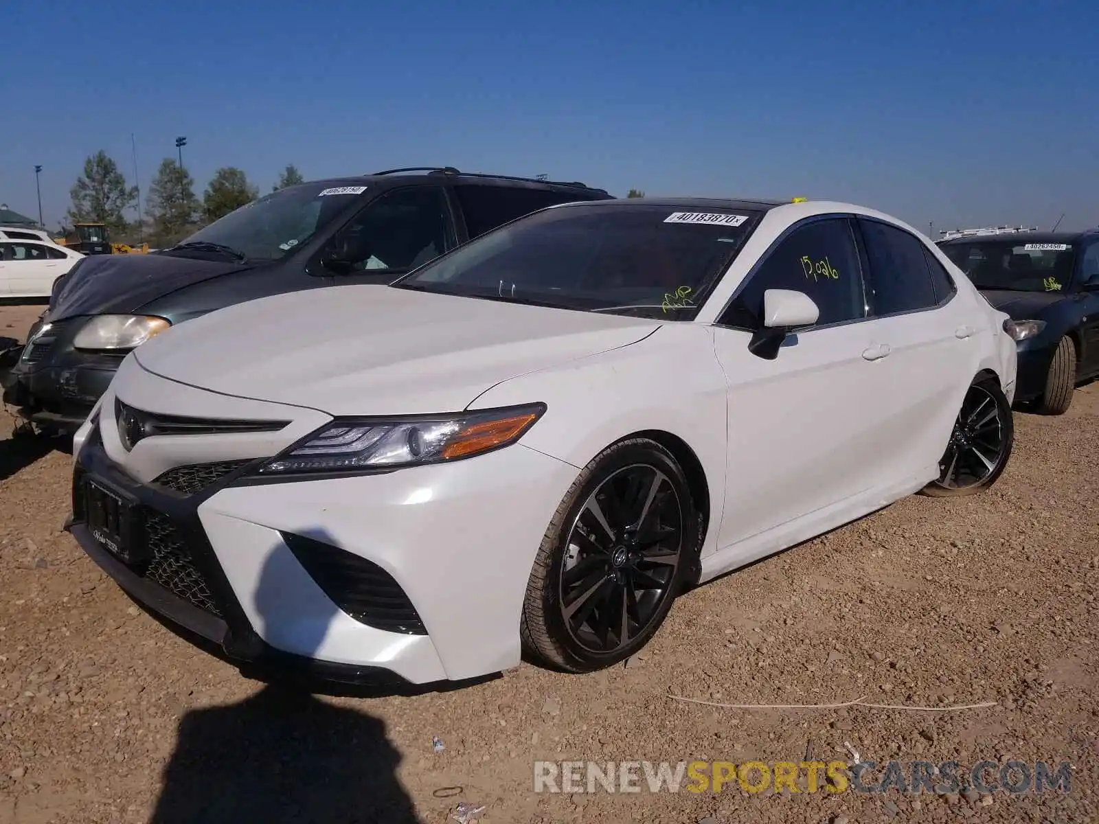 2 Photograph of a damaged car 4T1BZ1HK4KU026487 TOYOTA CAMRY 2019