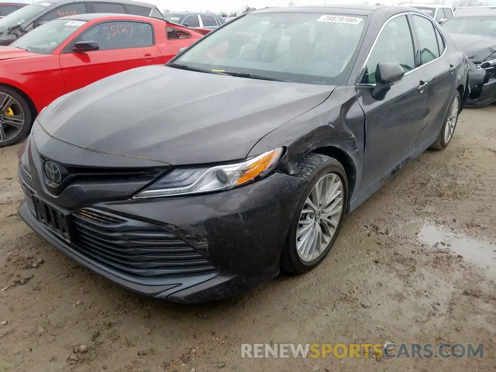 2 Photograph of a damaged car 4T1BZ1HK4KU029034 TOYOTA CAMRY 2019