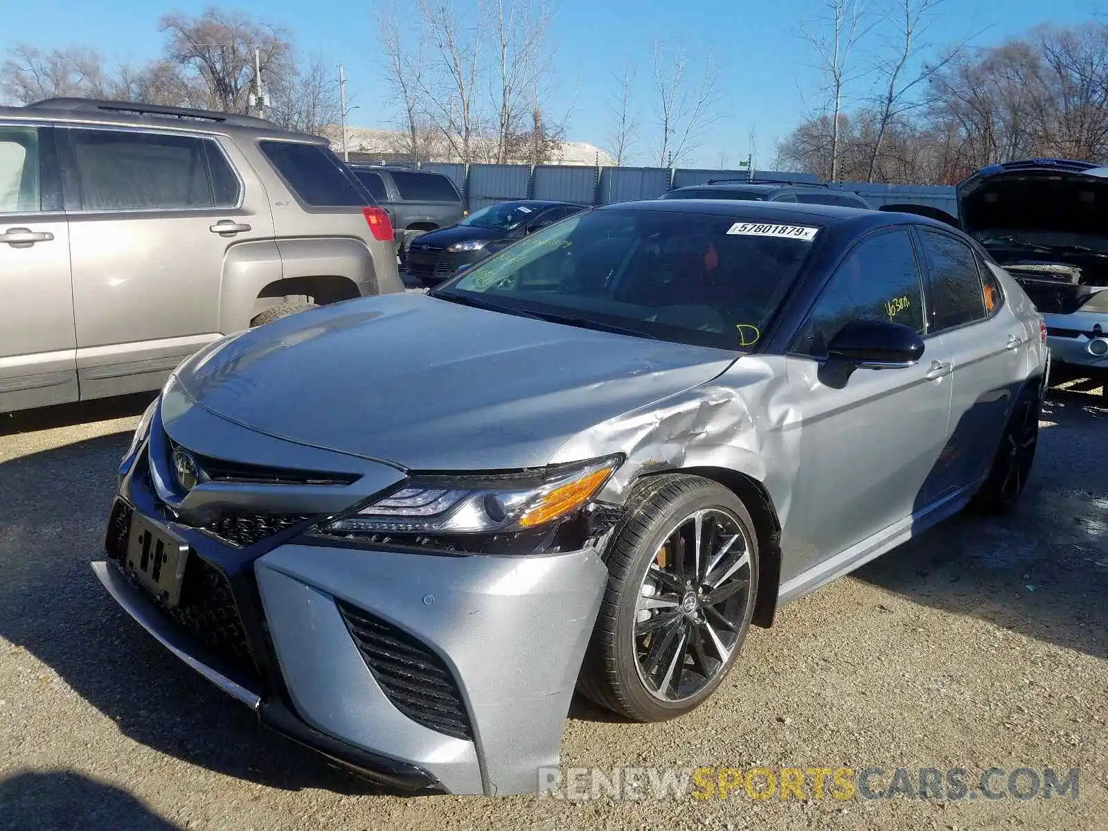 2 Photograph of a damaged car 4T1BZ1HK4KU029888 TOYOTA CAMRY 2019