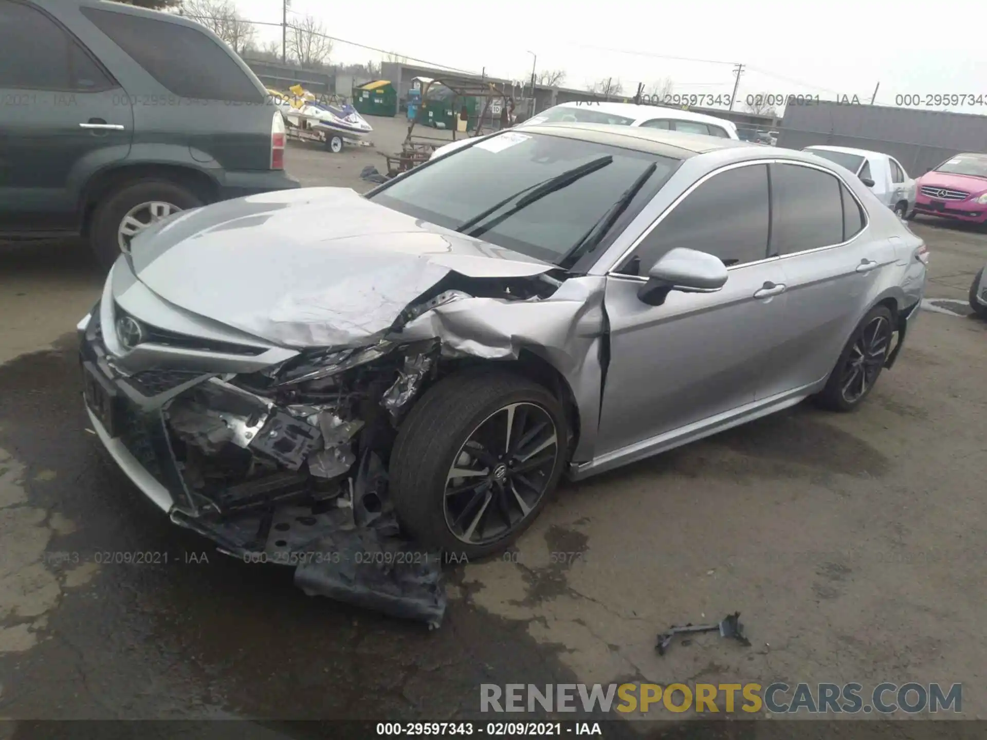 2 Photograph of a damaged car 4T1BZ1HK4KU508585 TOYOTA CAMRY 2019