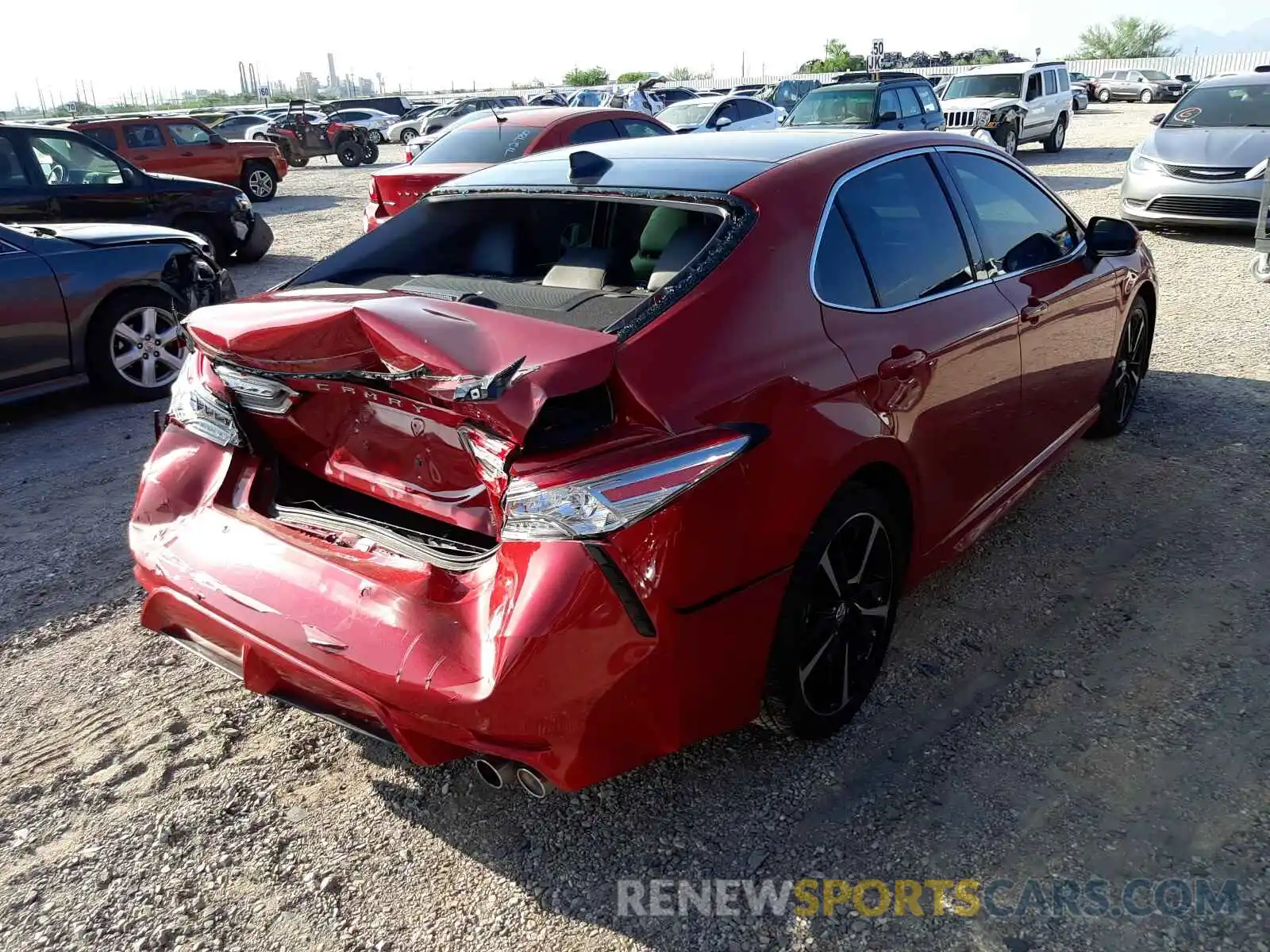 4 Photograph of a damaged car 4T1BZ1HK5KU023405 TOYOTA CAMRY 2019