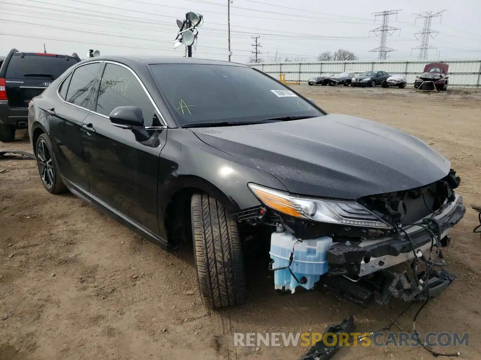 1 Photograph of a damaged car 4T1BZ1HK5KU029656 TOYOTA CAMRY 2019