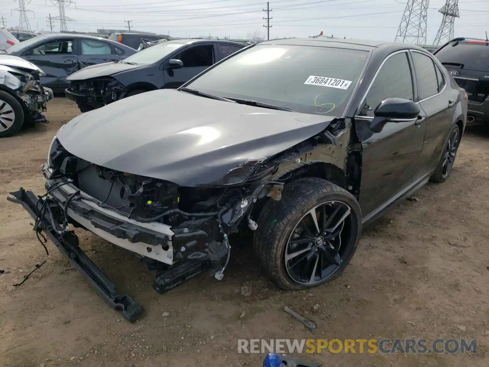 2 Photograph of a damaged car 4T1BZ1HK5KU029656 TOYOTA CAMRY 2019