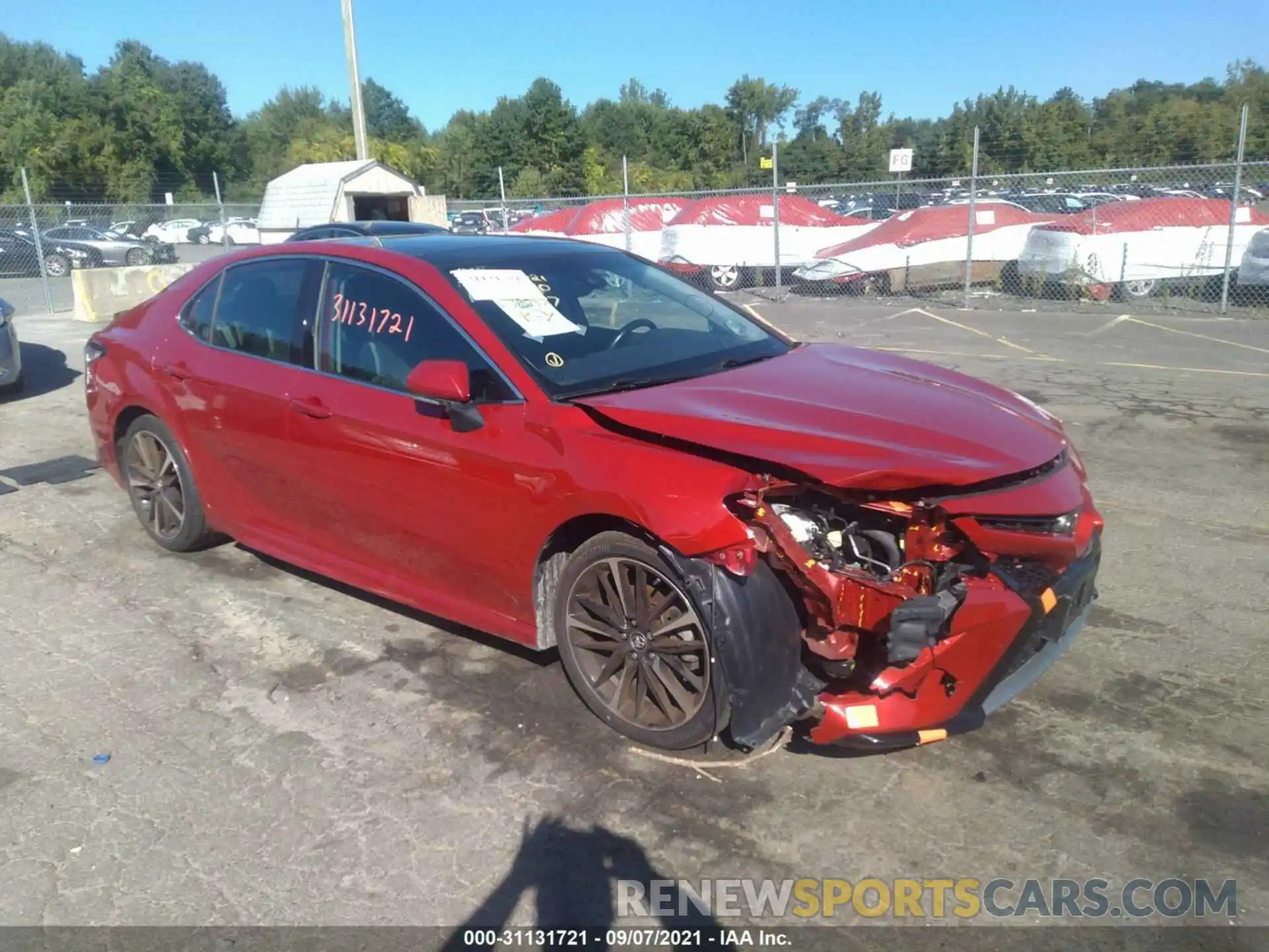 1 Photograph of a damaged car 4T1BZ1HK6KU021937 TOYOTA CAMRY 2019