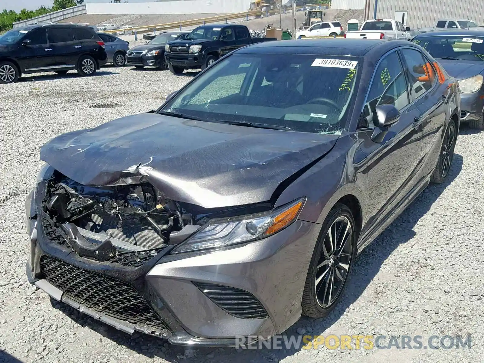 2 Photograph of a damaged car 4T1BZ1HK6KU022148 TOYOTA CAMRY 2019