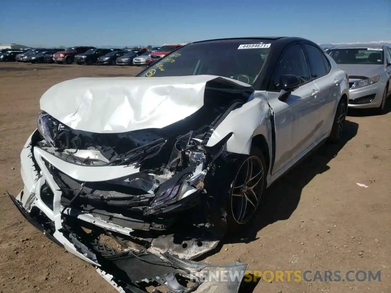 2 Photograph of a damaged car 4T1BZ1HK6KU022165 TOYOTA CAMRY 2019