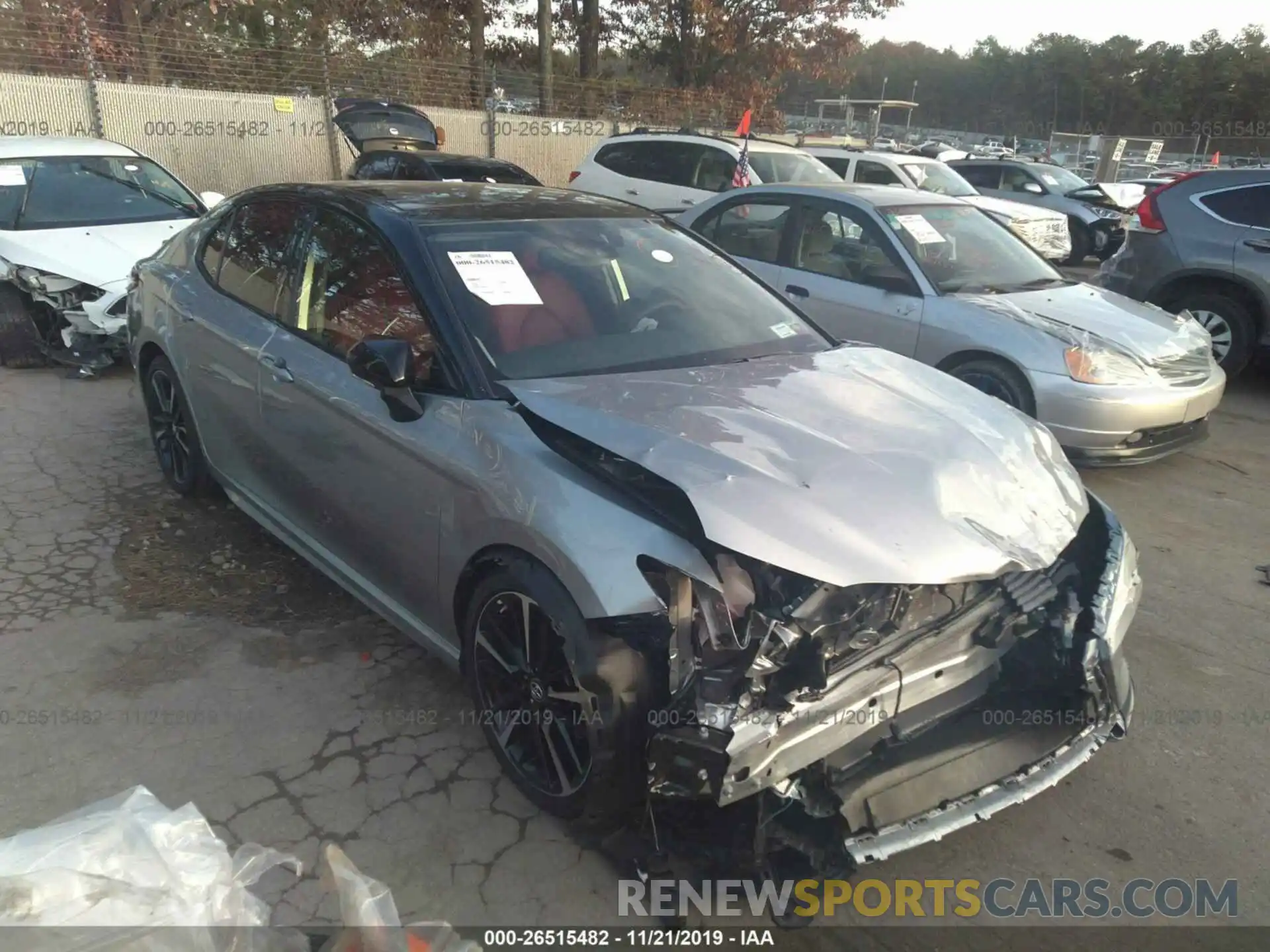 1 Photograph of a damaged car 4T1BZ1HK6KU023218 TOYOTA CAMRY 2019