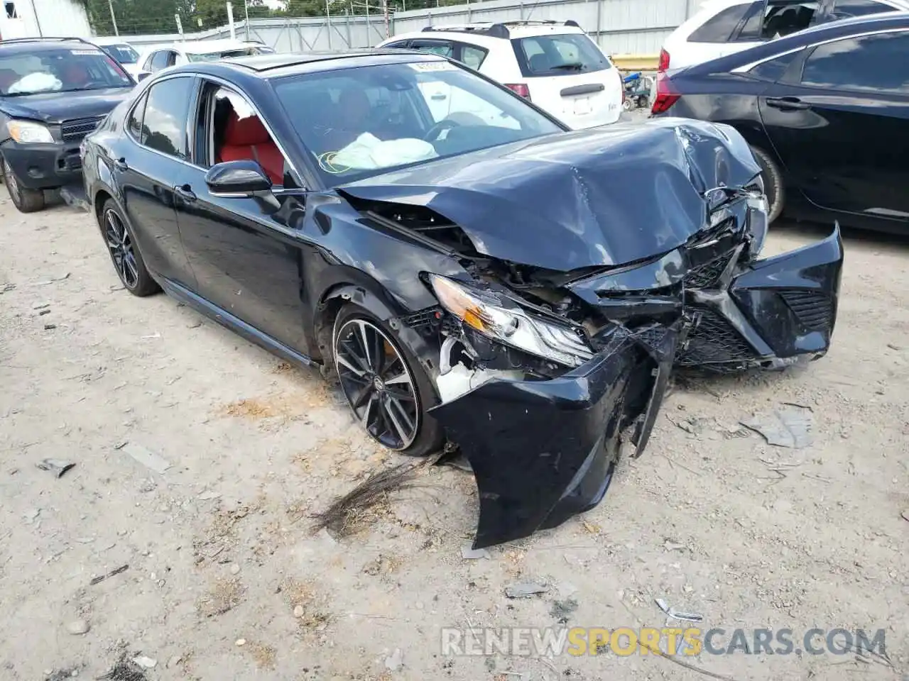 1 Photograph of a damaged car 4T1BZ1HK6KU023932 TOYOTA CAMRY 2019