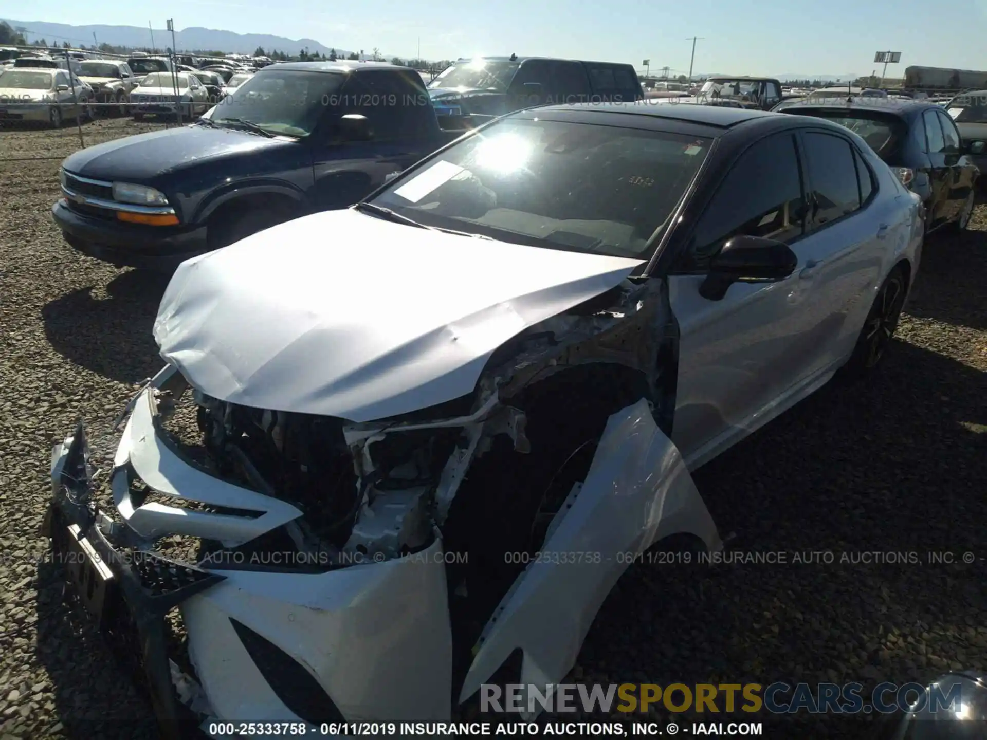 2 Photograph of a damaged car 4T1BZ1HK6KU025177 TOYOTA CAMRY 2019