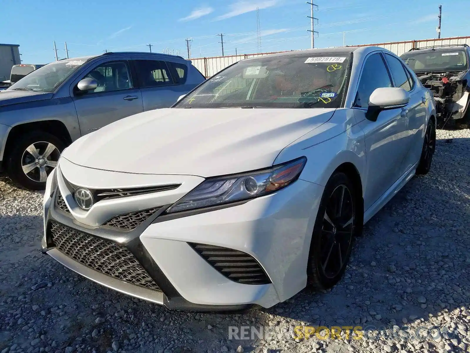 2 Photograph of a damaged car 4T1BZ1HK6KU026555 TOYOTA CAMRY 2019