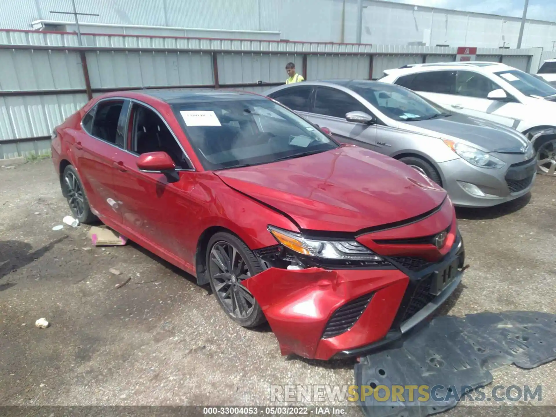 1 Photograph of a damaged car 4T1BZ1HK6KU027026 TOYOTA CAMRY 2019