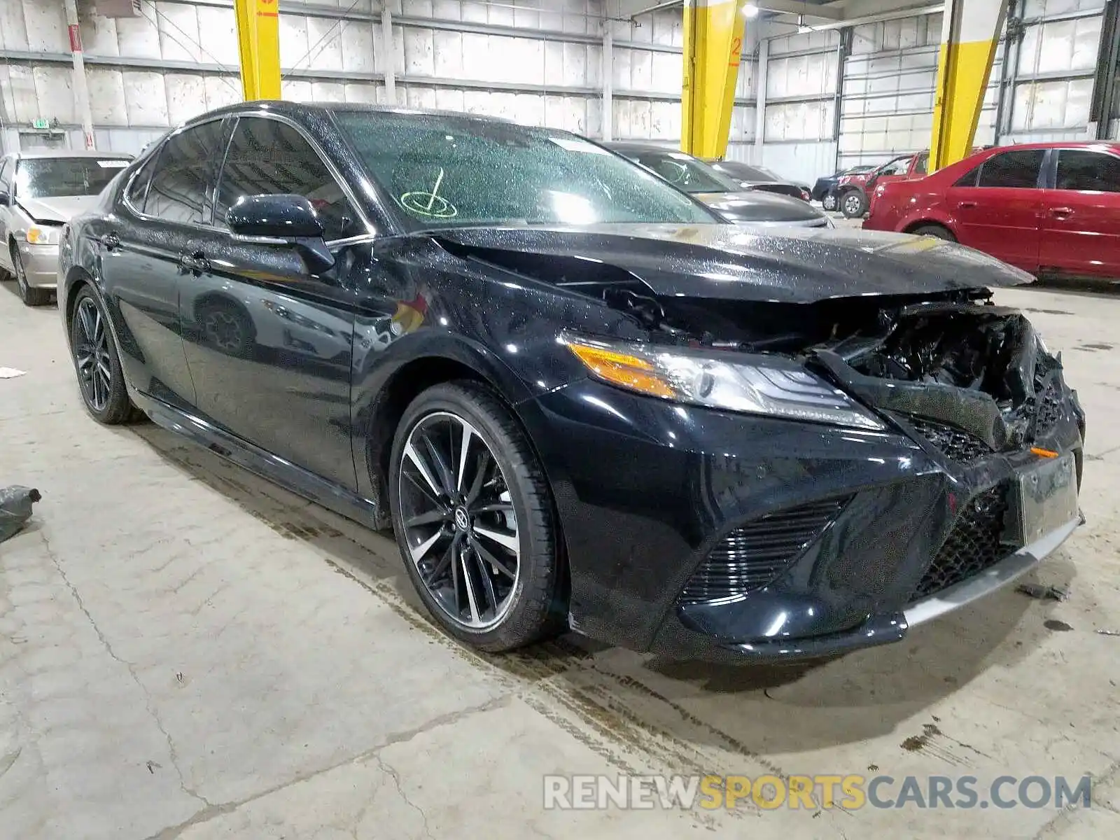 1 Photograph of a damaged car 4T1BZ1HK6KU027320 TOYOTA CAMRY 2019