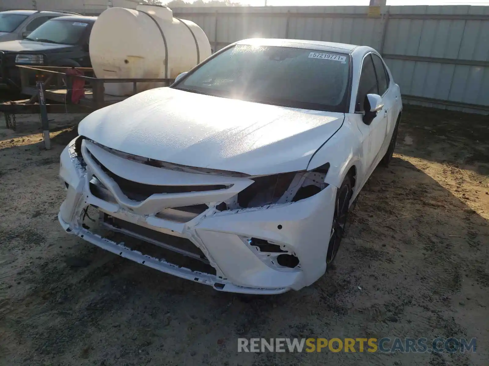 2 Photograph of a damaged car 4T1BZ1HK6KU027558 TOYOTA CAMRY 2019