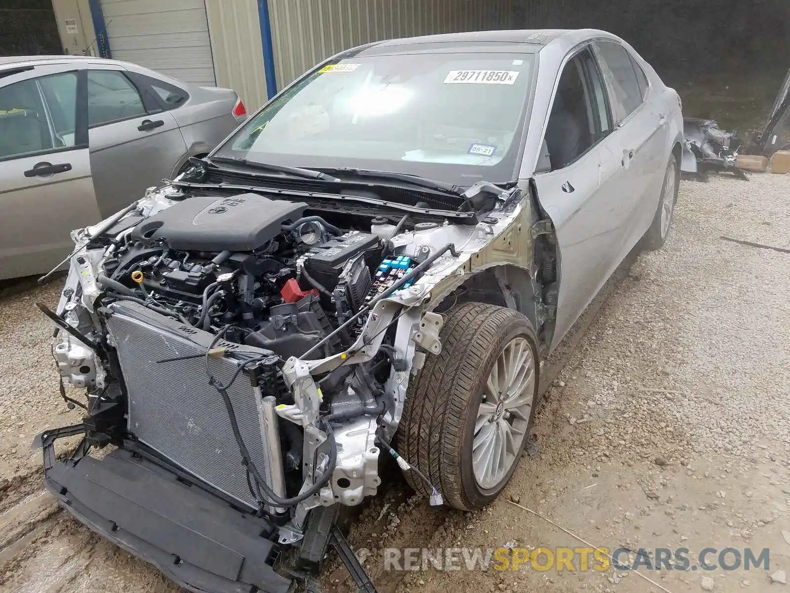 2 Photograph of a damaged car 4T1BZ1HK6KU028273 TOYOTA CAMRY 2019