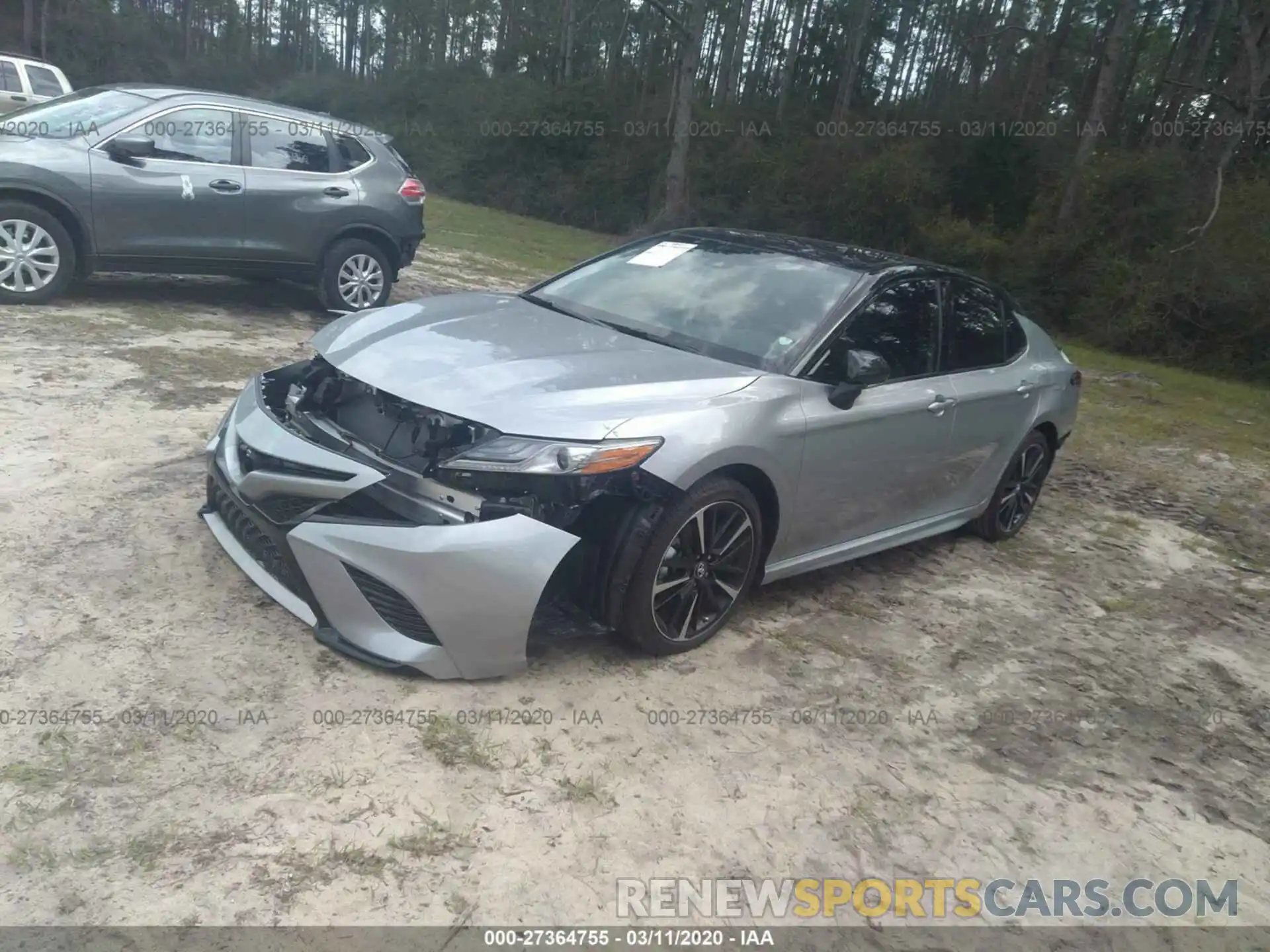 2 Photograph of a damaged car 4T1BZ1HK6KU032727 TOYOTA CAMRY 2019