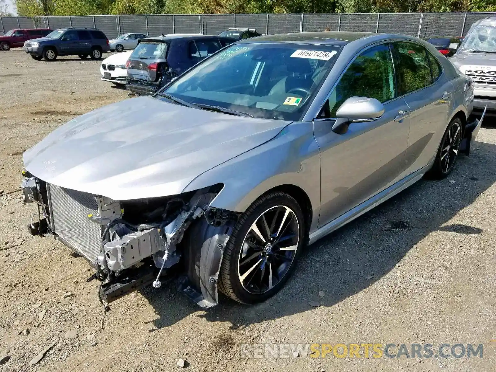 2 Photograph of a damaged car 4T1BZ1HK6KU507650 TOYOTA CAMRY 2019