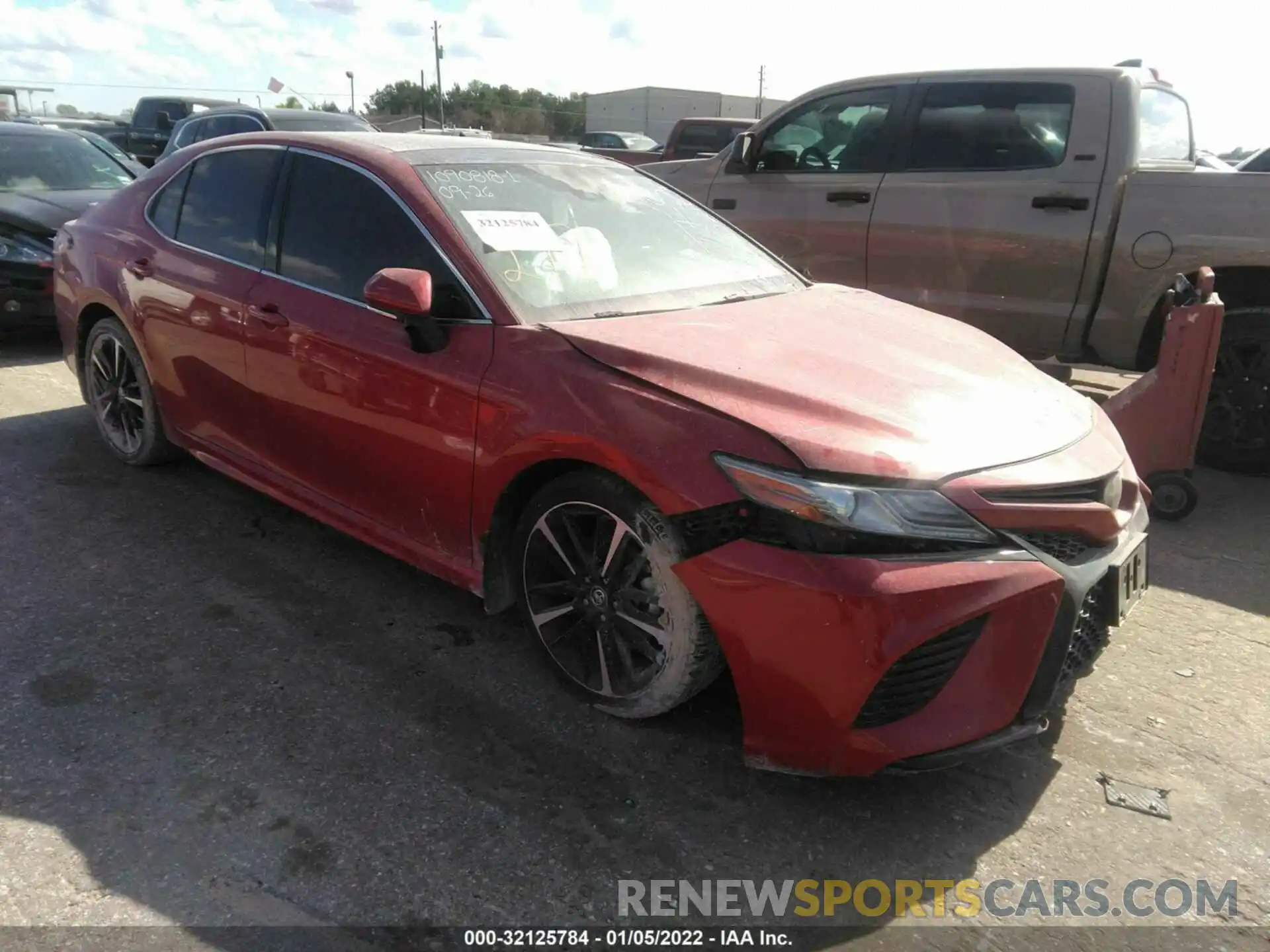 1 Photograph of a damaged car 4T1BZ1HK7KU021834 TOYOTA CAMRY 2019