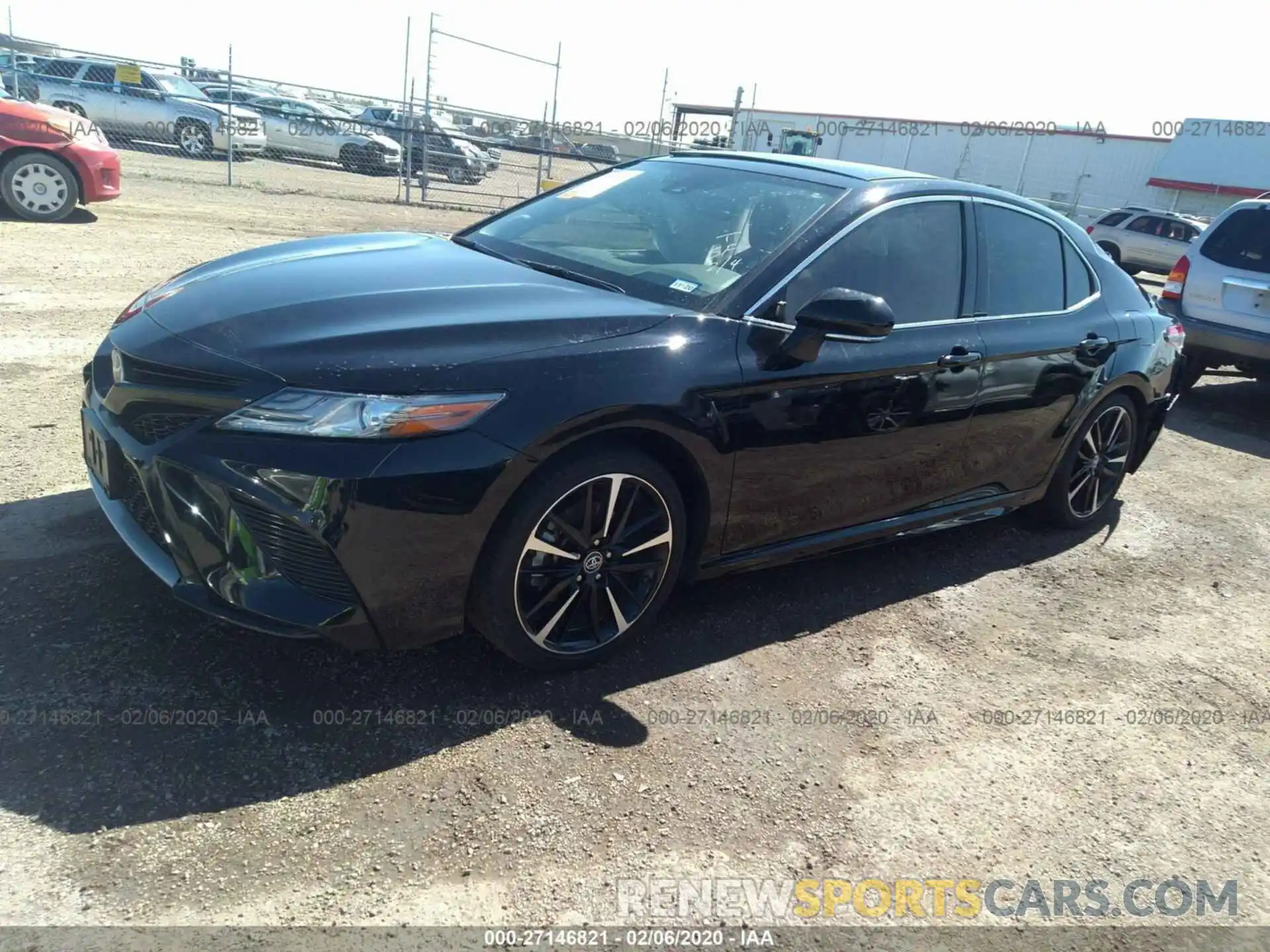 2 Photograph of a damaged car 4T1BZ1HK7KU022160 TOYOTA CAMRY 2019