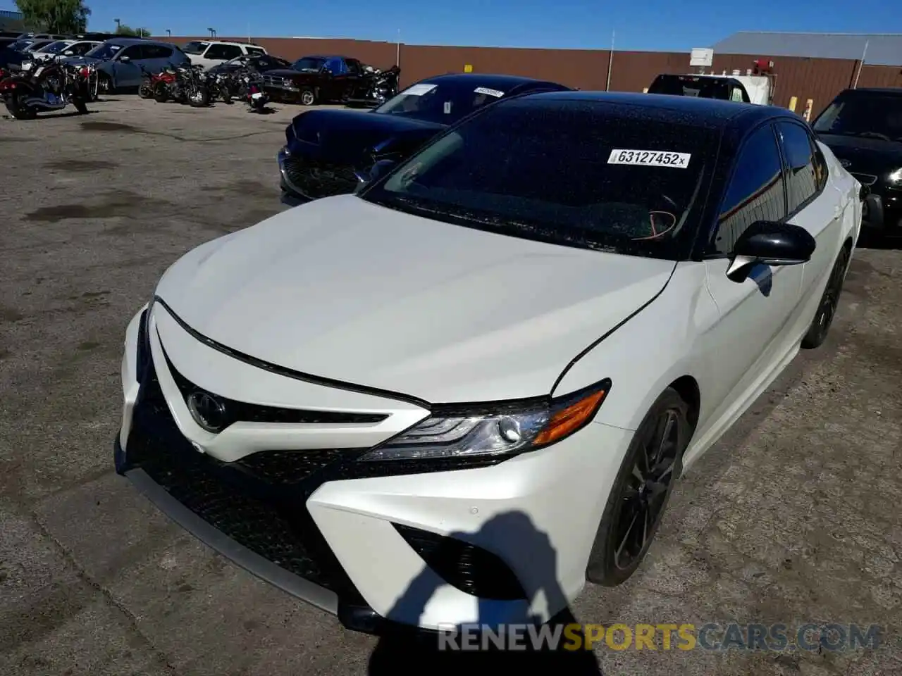 2 Photograph of a damaged car 4T1BZ1HK7KU022272 TOYOTA CAMRY 2019