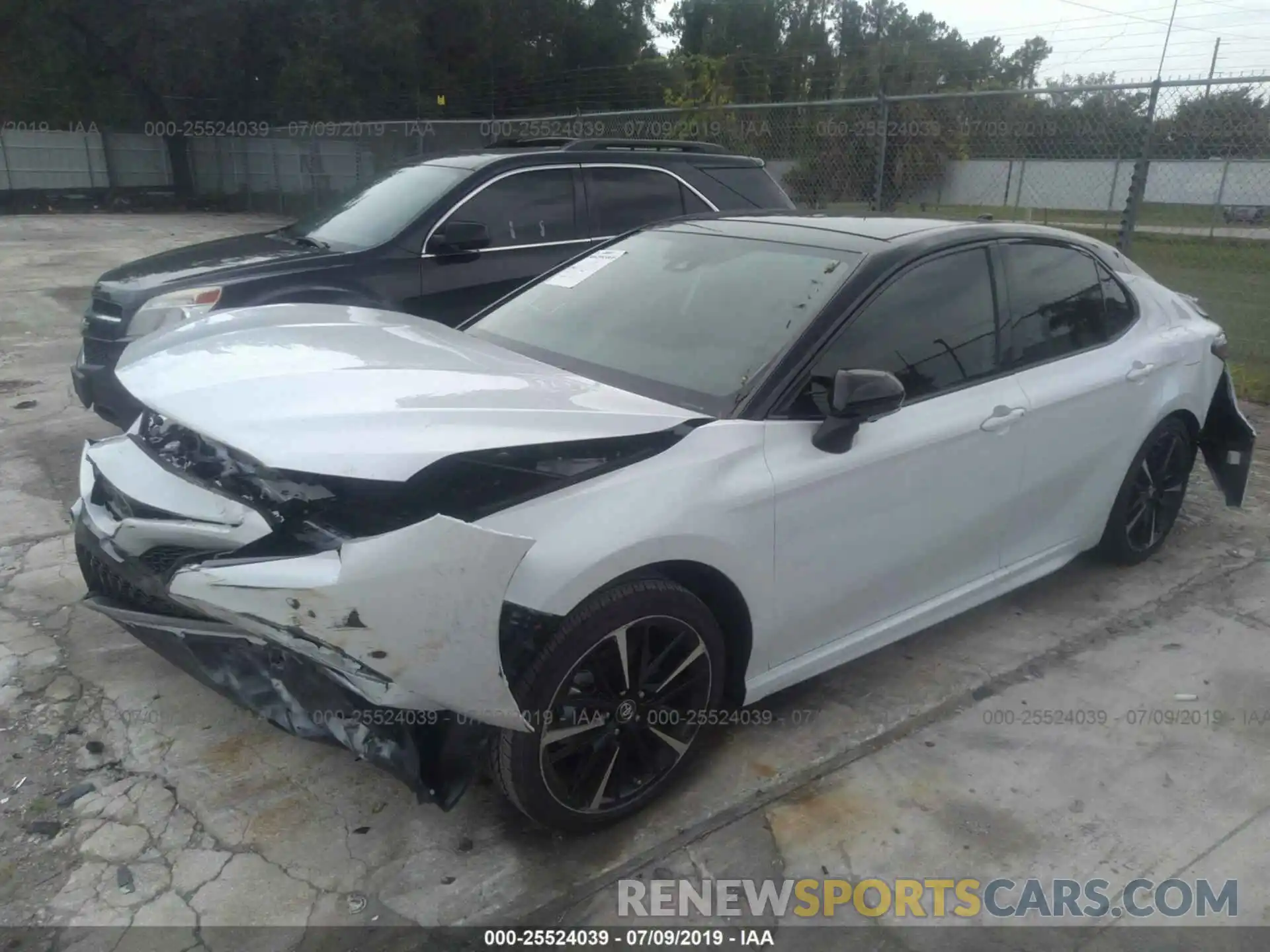 2 Photograph of a damaged car 4T1BZ1HK7KU024684 TOYOTA CAMRY 2019