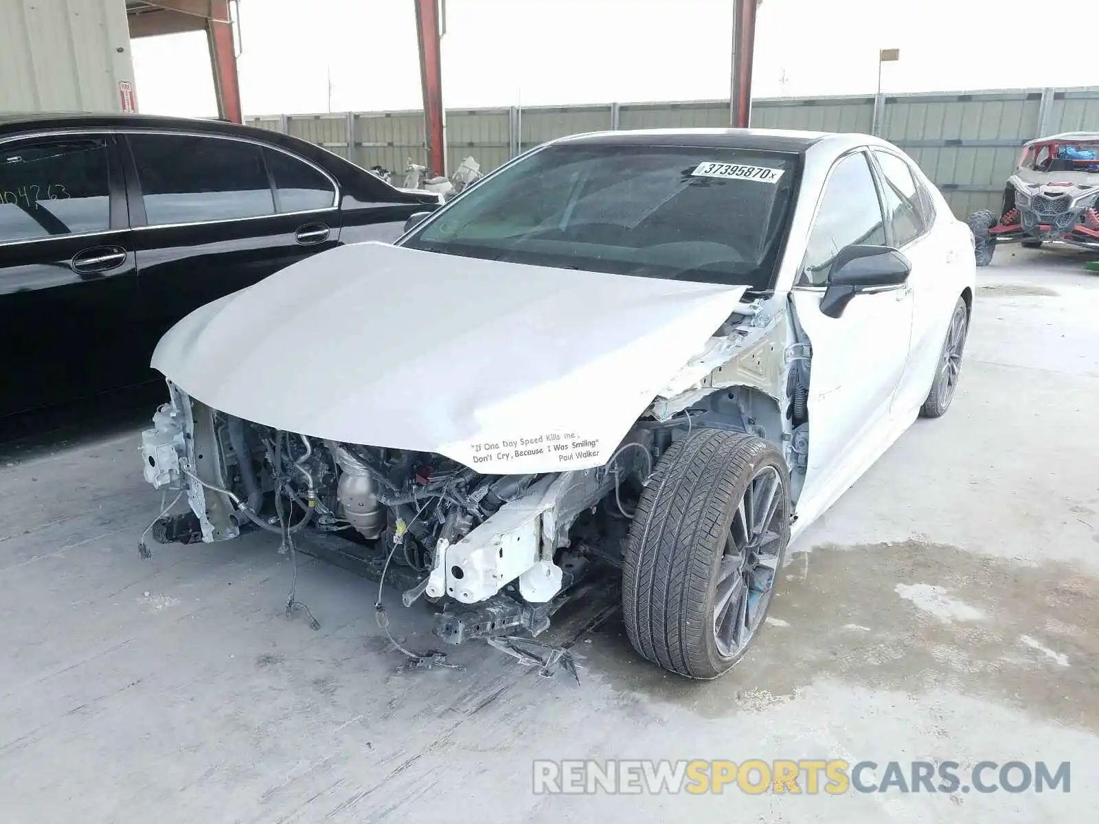 2 Photograph of a damaged car 4T1BZ1HK7KU026399 TOYOTA CAMRY 2019