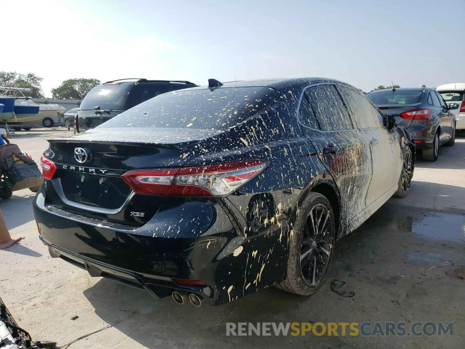 4 Photograph of a damaged car 4T1BZ1HK7KU027097 TOYOTA CAMRY 2019
