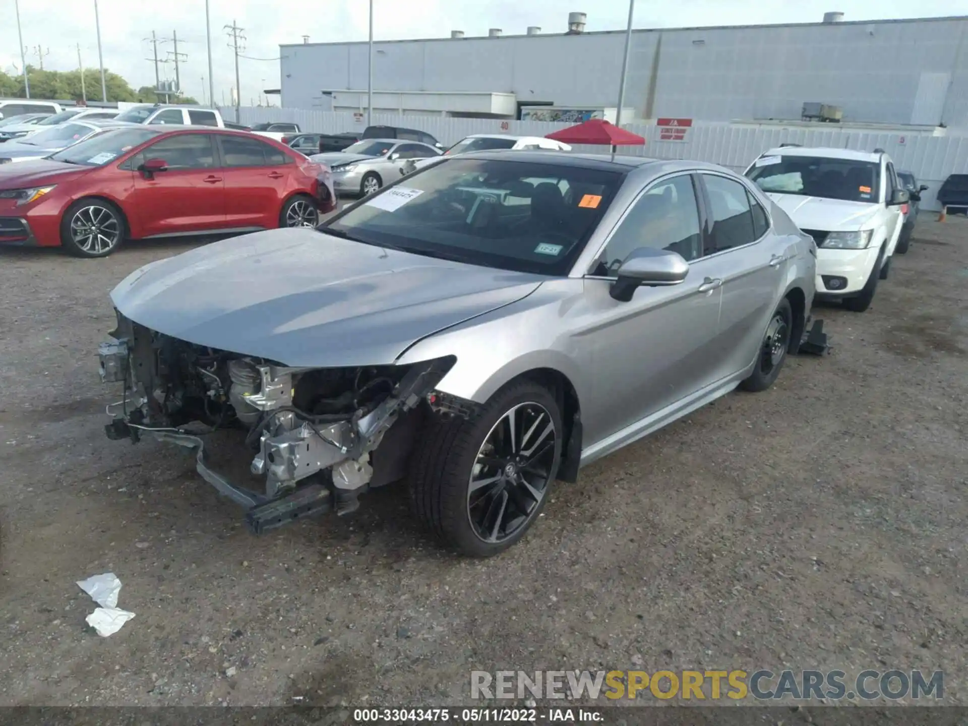 2 Photograph of a damaged car 4T1BZ1HK7KU027469 TOYOTA CAMRY 2019