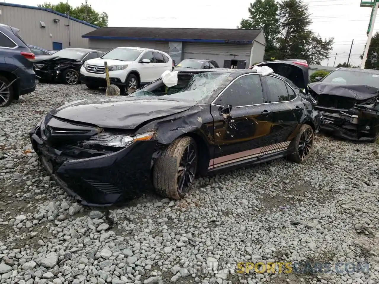 2 Photograph of a damaged car 4T1BZ1HK7KU027942 TOYOTA CAMRY 2019